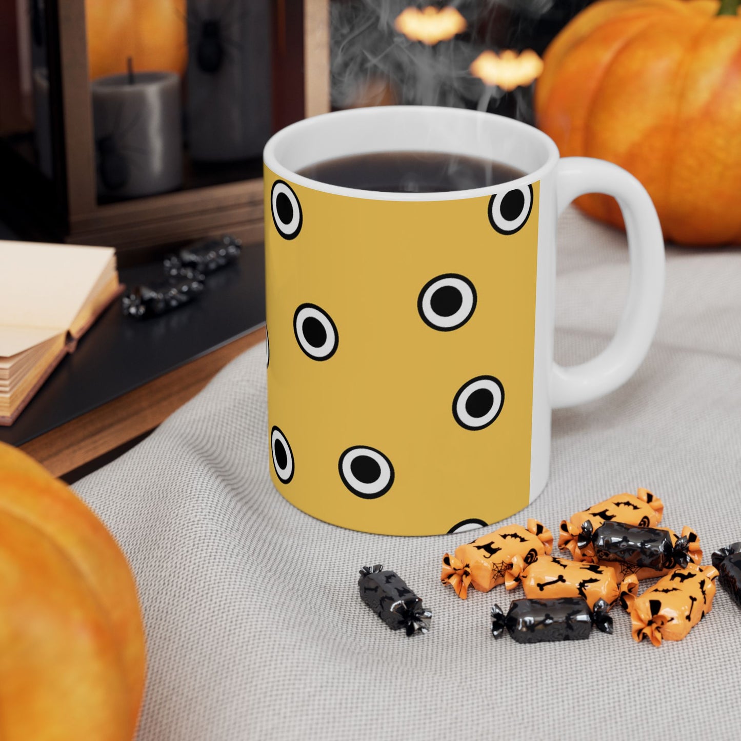 CD Dots Yellow / Black Cup