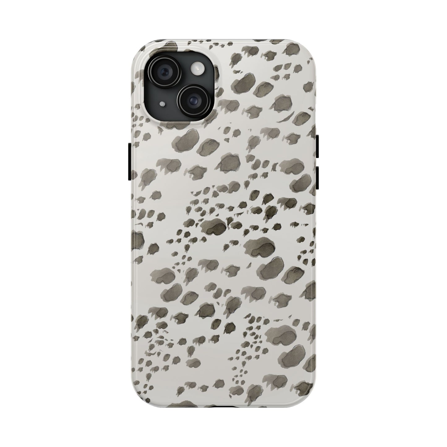 Kitty Dots Gray Phone Case