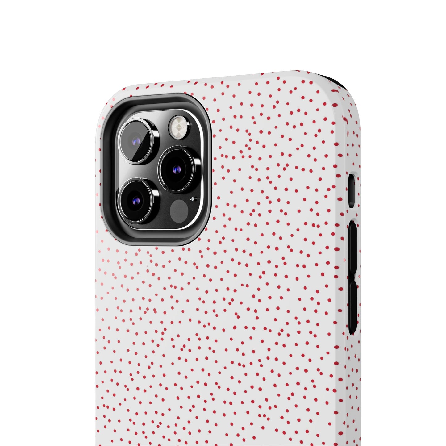 Dinky Dots White / Red Phone Case