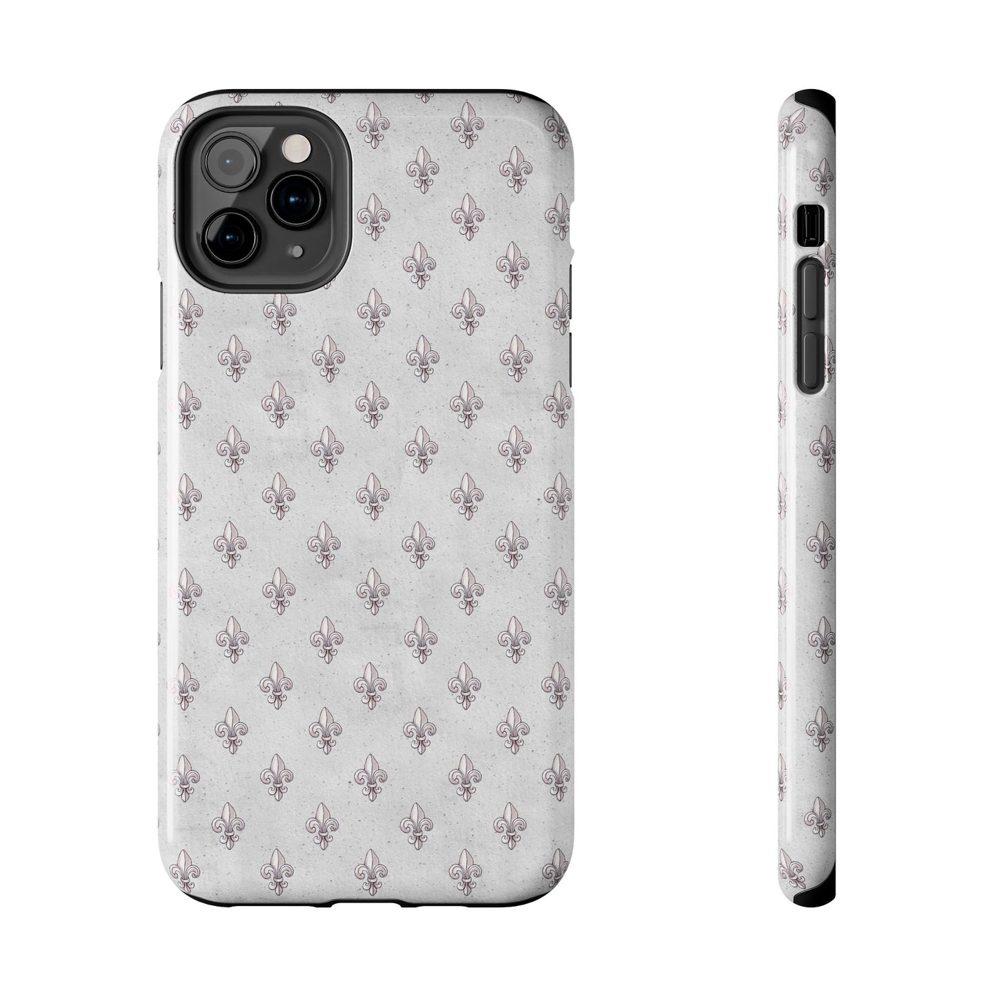 Fleurs Silver Phone Case
