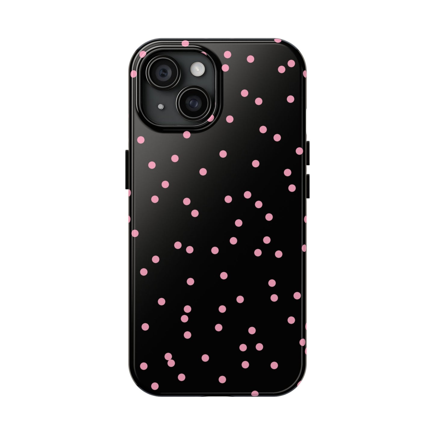 Space Dots Black / Pink Phone Case