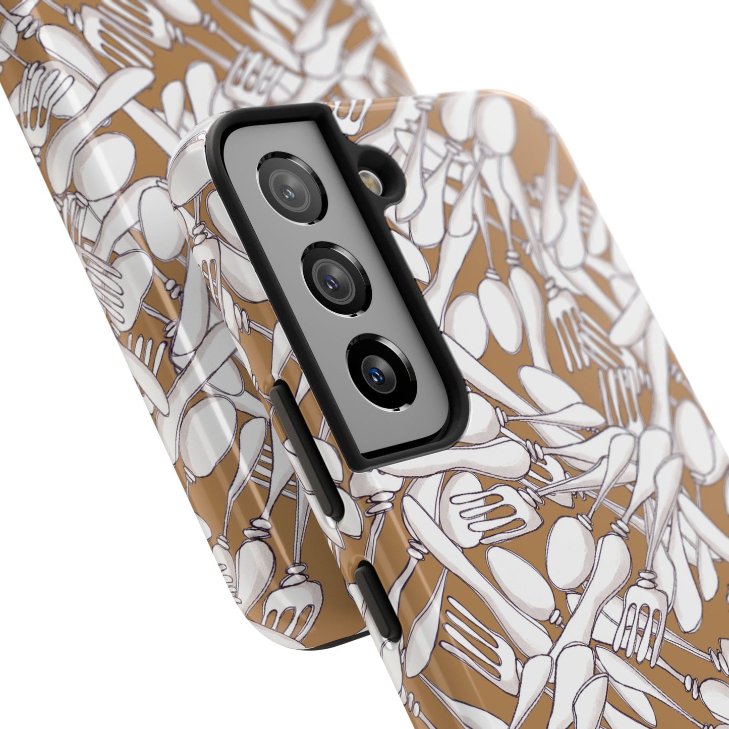 Silverware Wars Brown Phone Case
