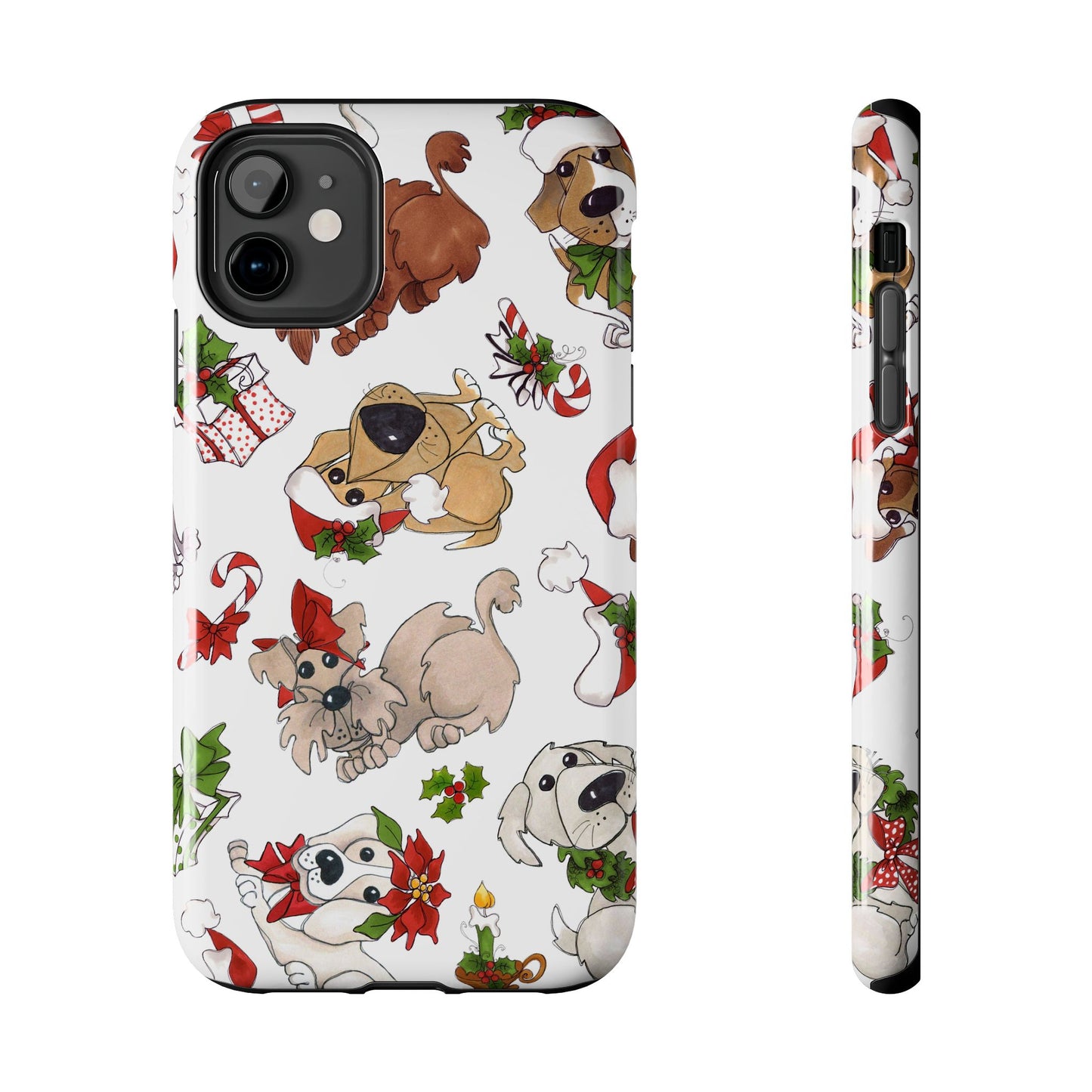 Doggie Toss White Phone Case