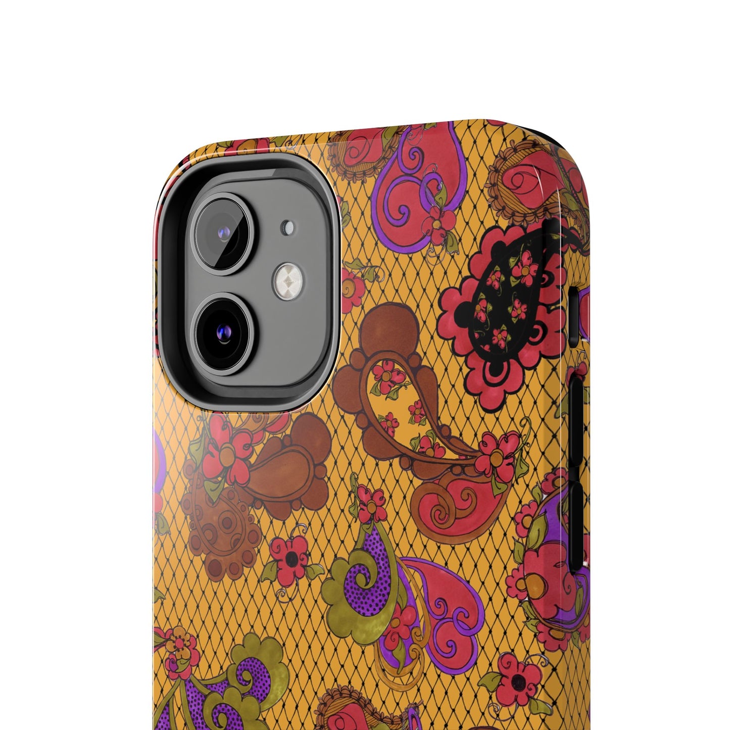 Posie Paisley Gold Phone Case