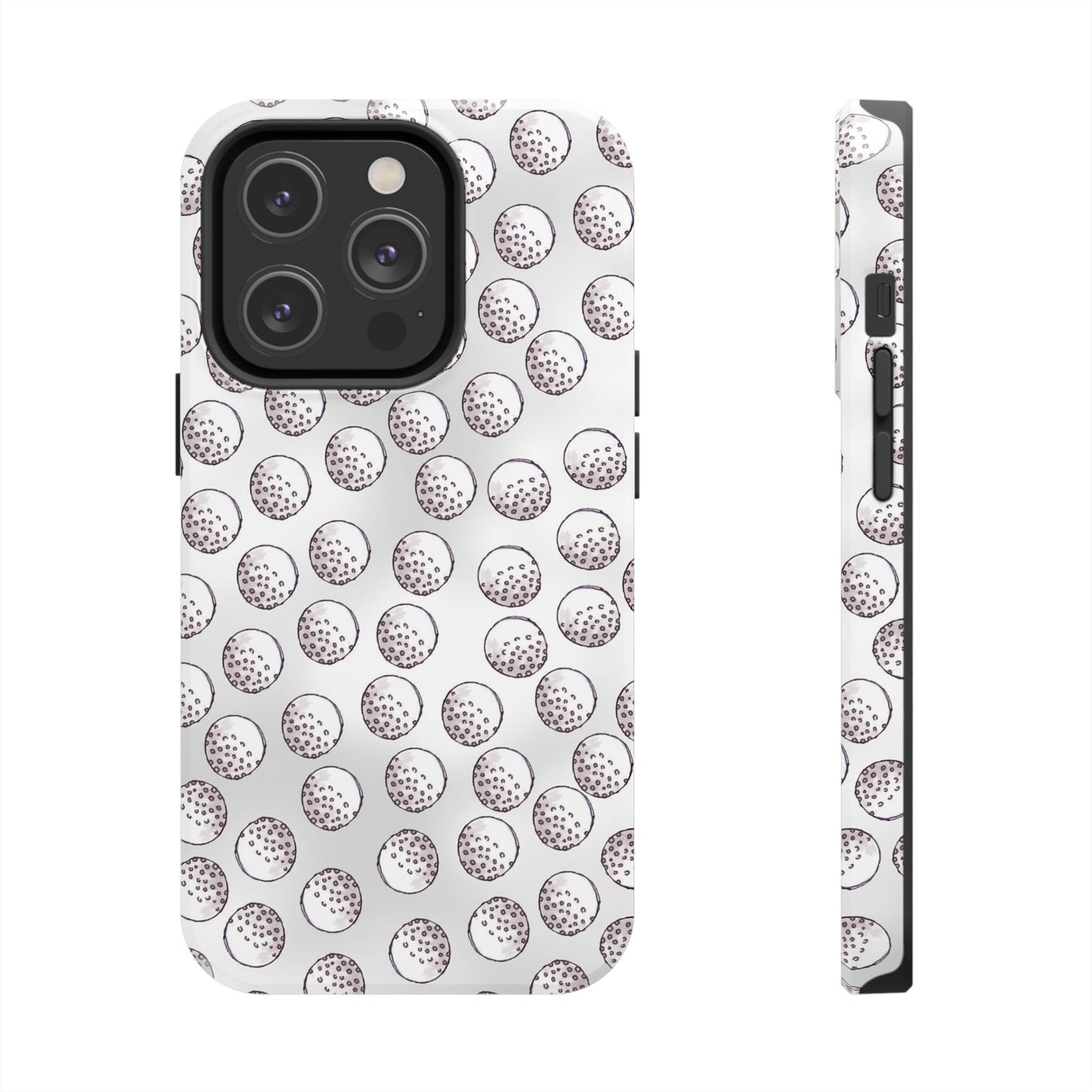 Ball Dots Gray Phone Case