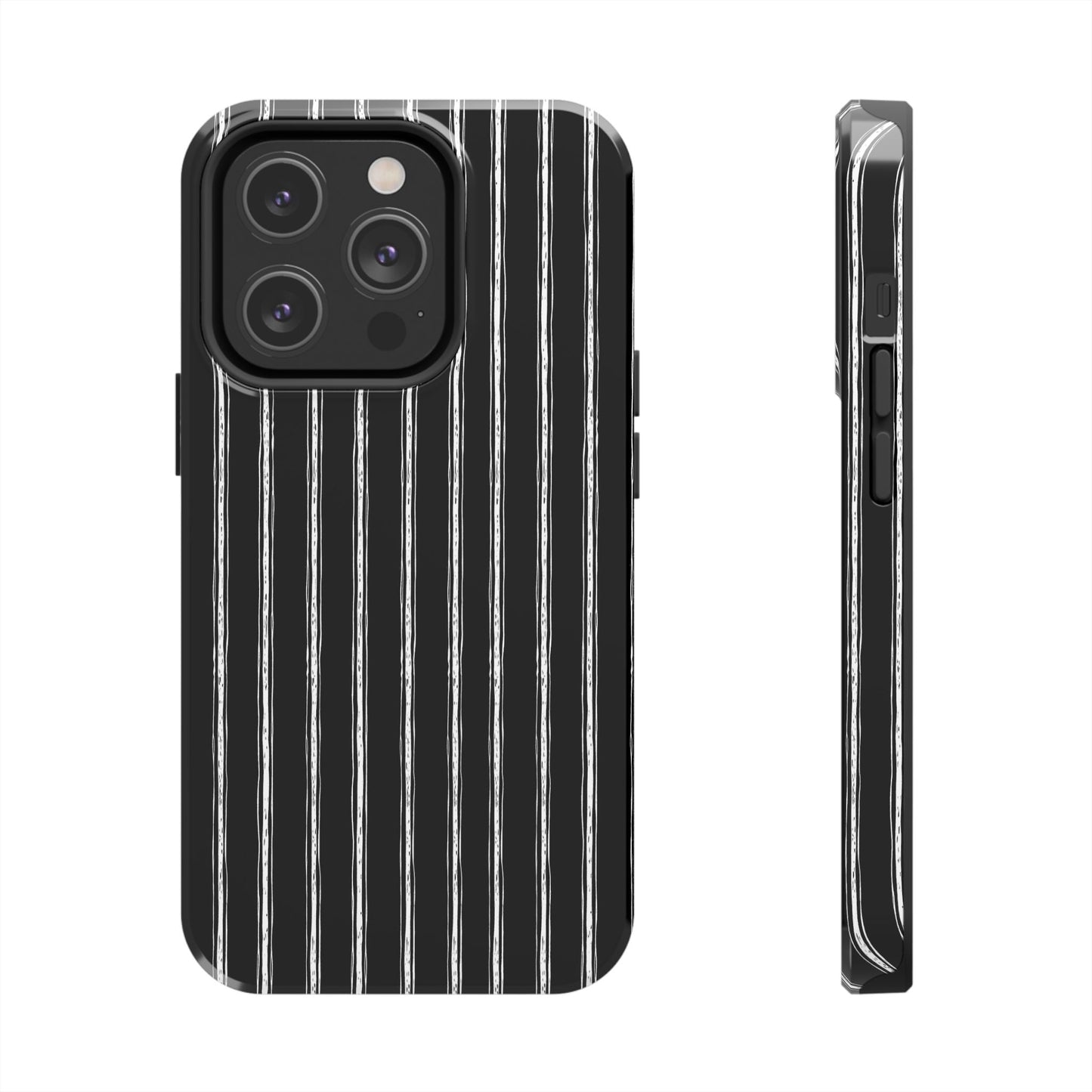 Napkin Stripe Black / White Phone Case