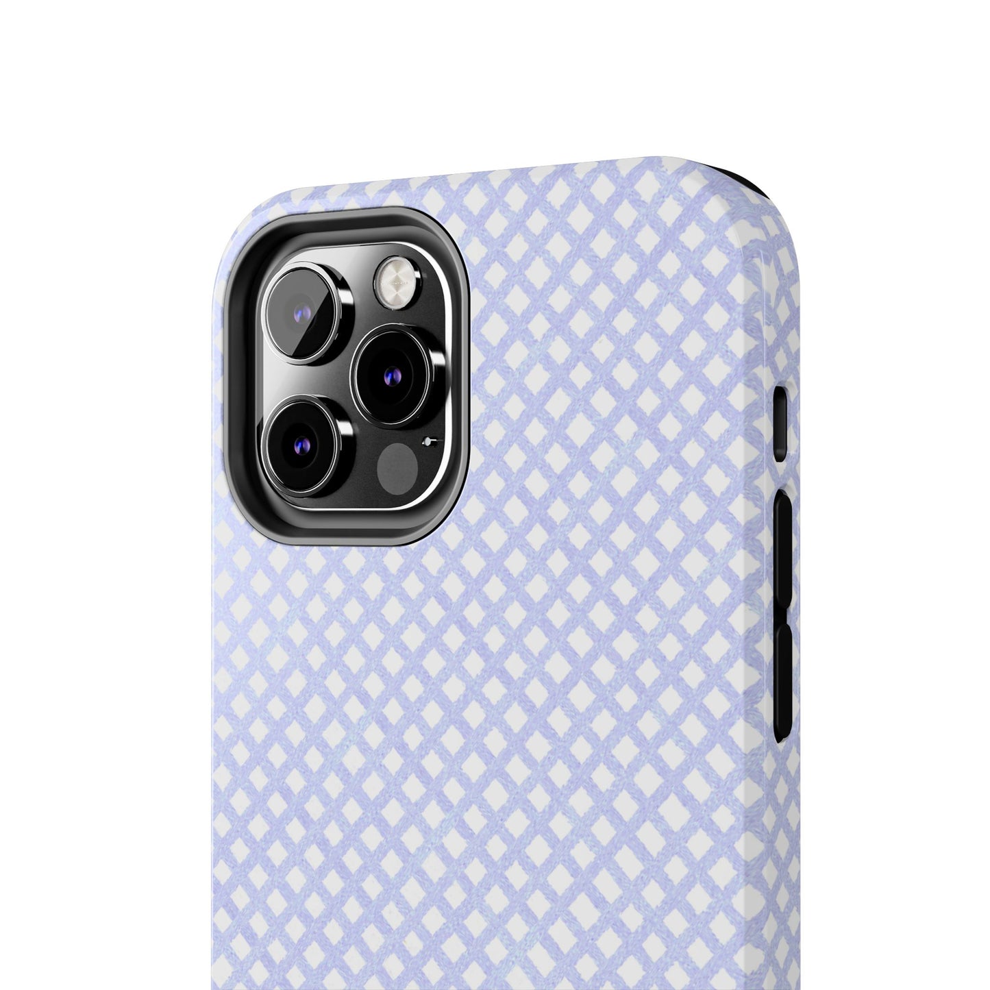 Bias Check Light Blue Phone Case