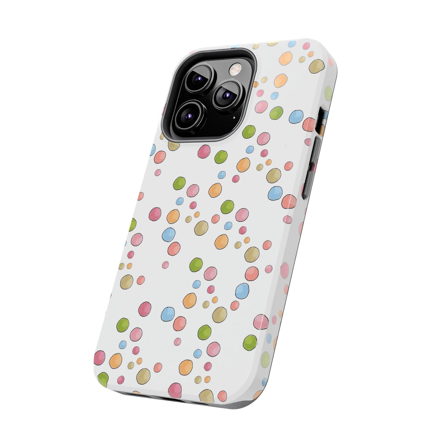 Clown Dots White Phone Case