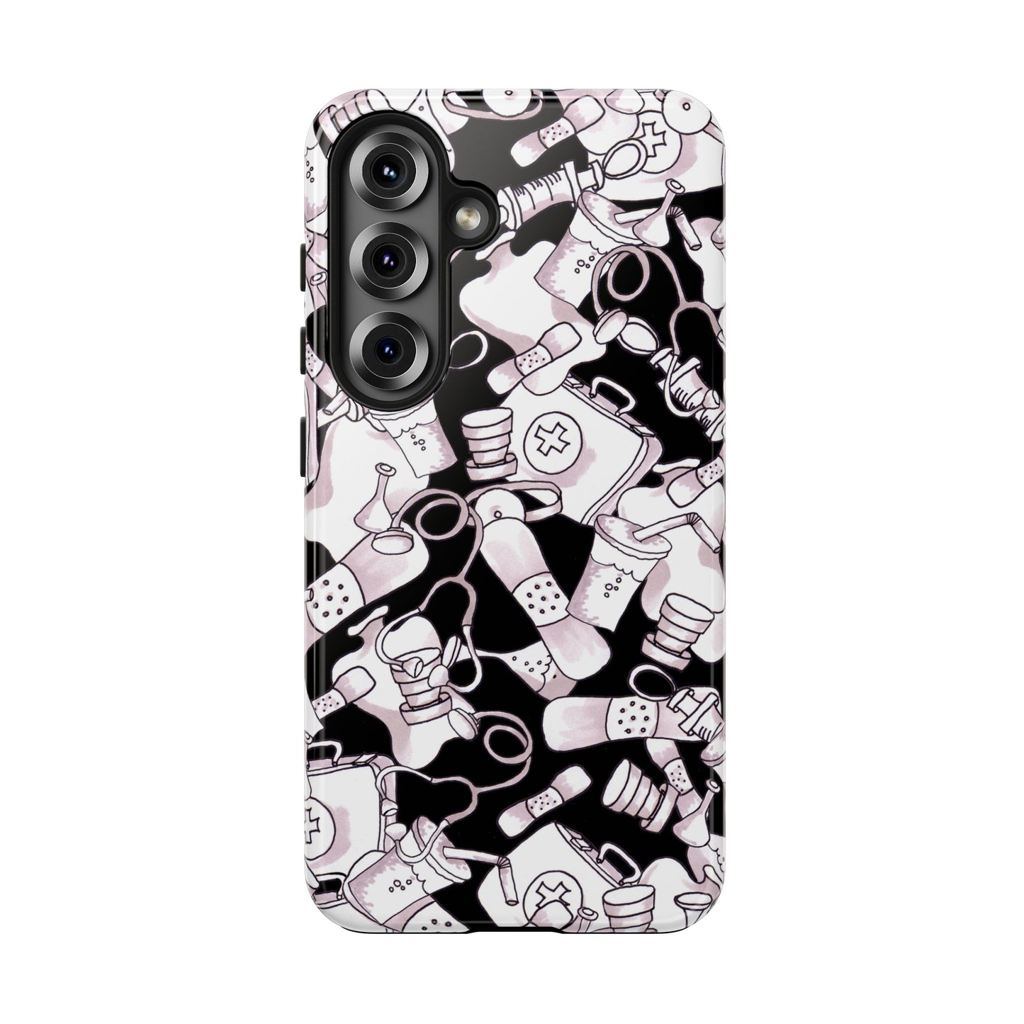 Med Stuff Black Phone Case