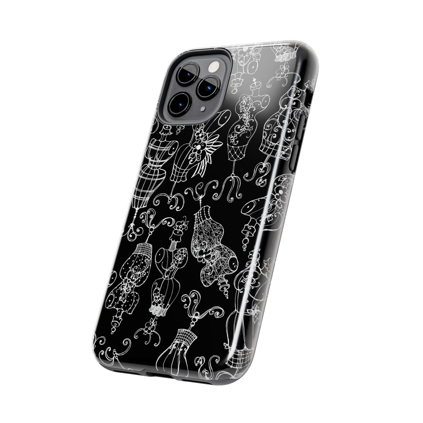 Mannequinique Black / White Phone Case