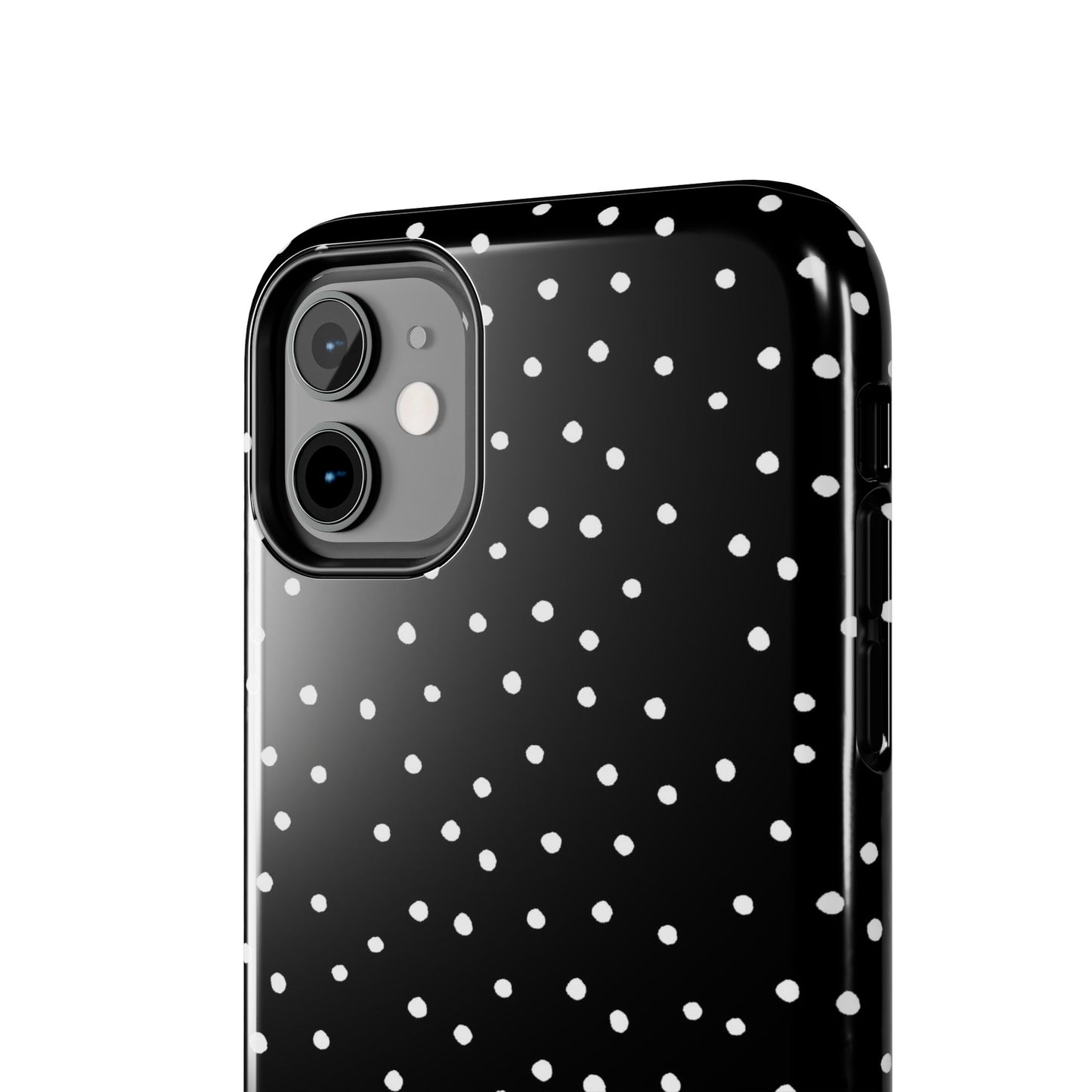 Dinky Dots Black / White Phone Case