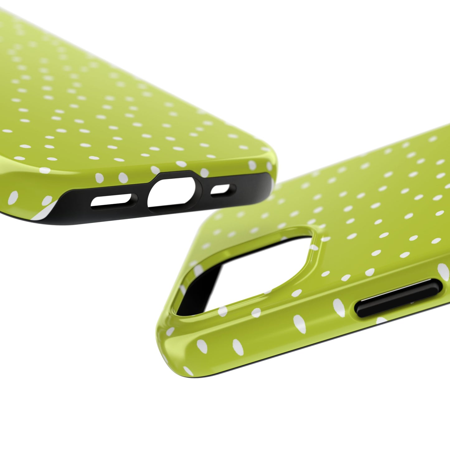 Dinky Dots Green / White Phone Case