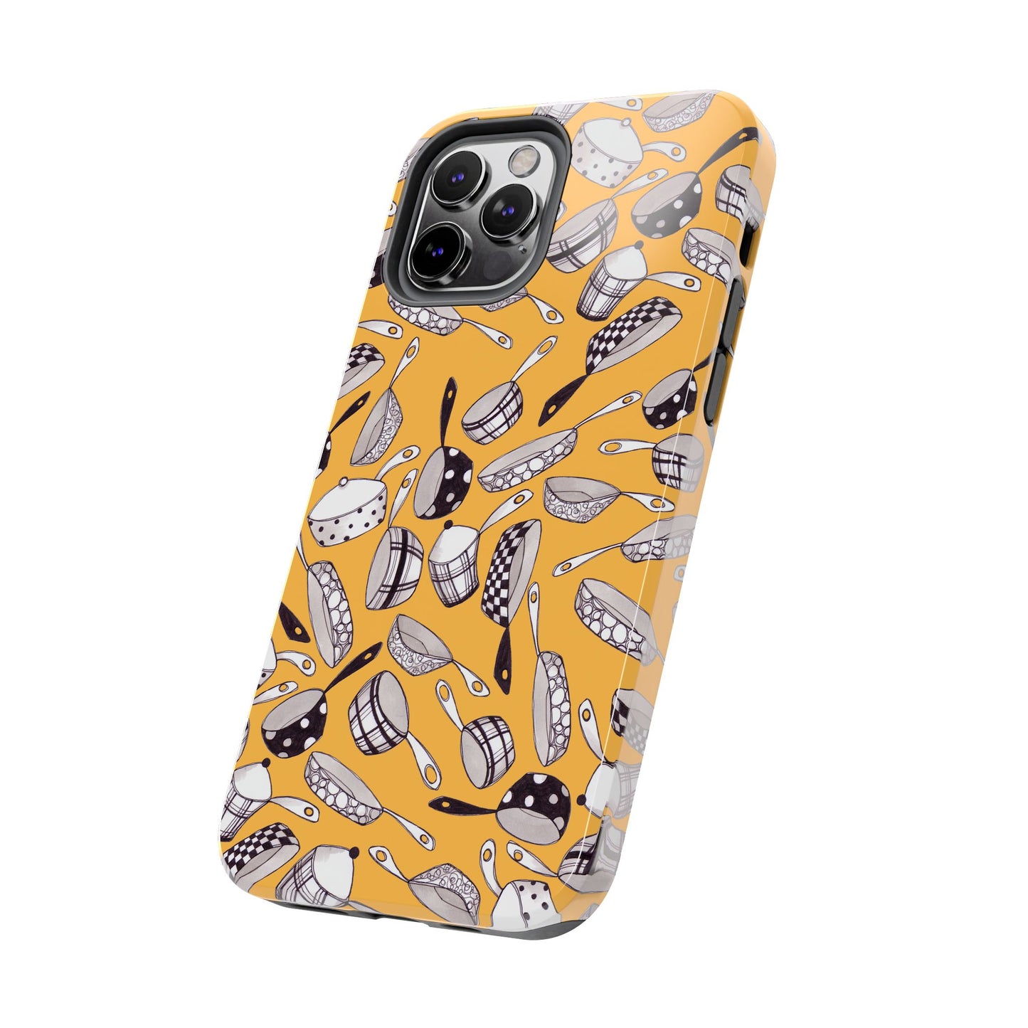 Pots & Pans Flyin' Yellow Phone Case