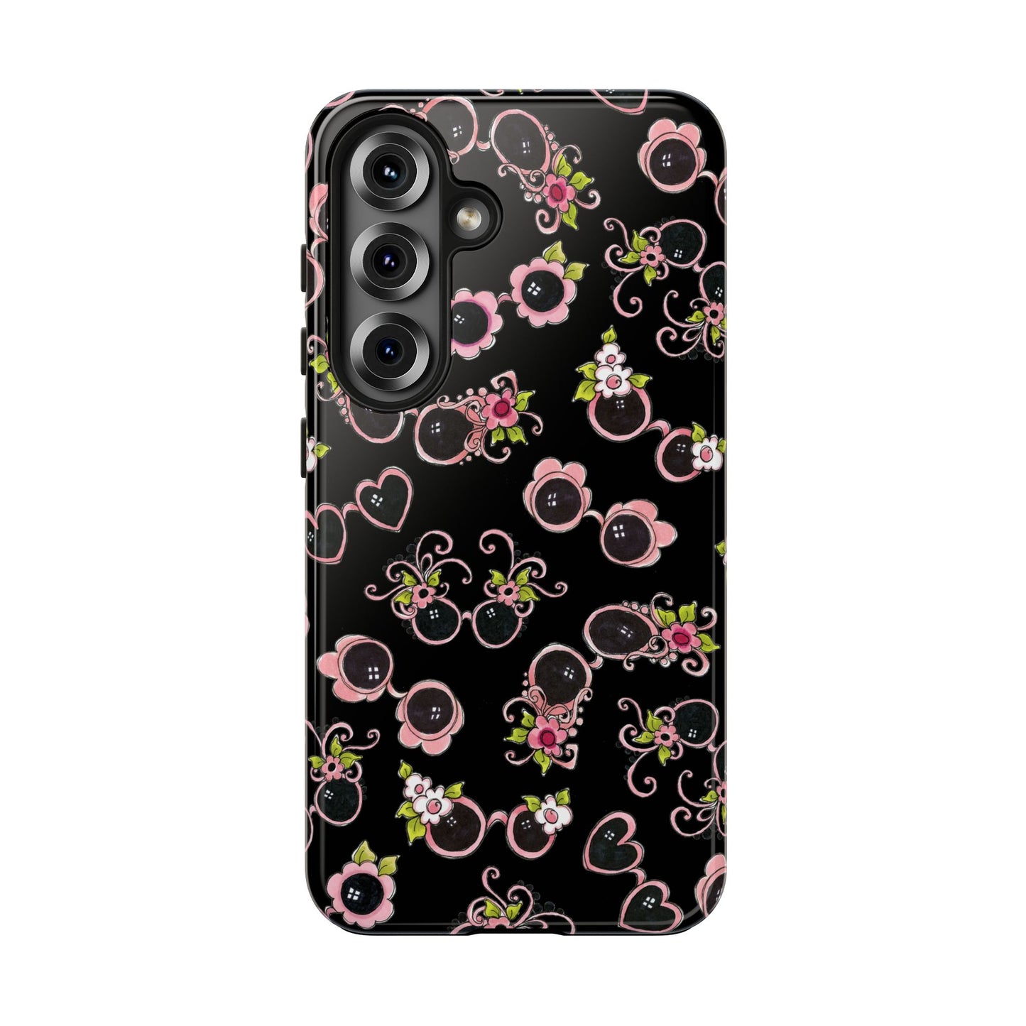 Tossed Shades Black Phone Case