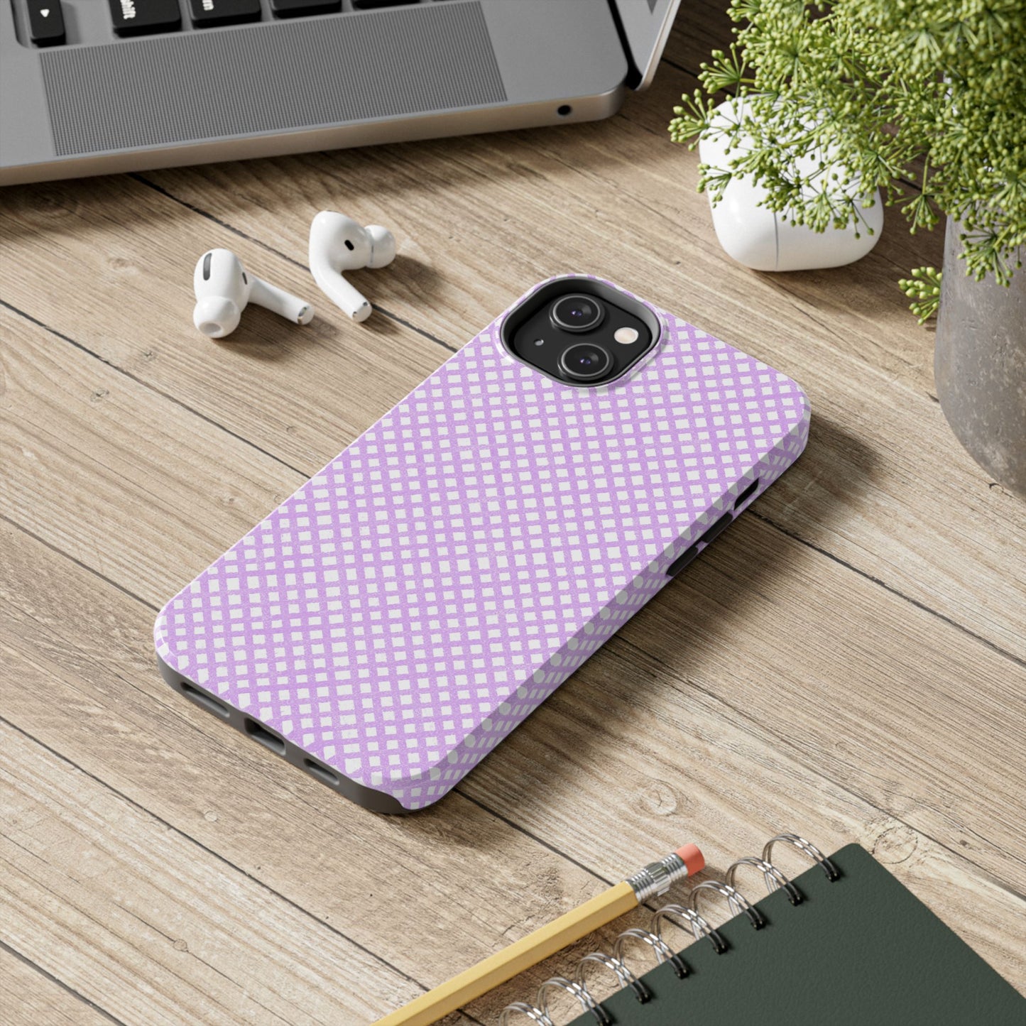 Bias Check Lilac Phone Case