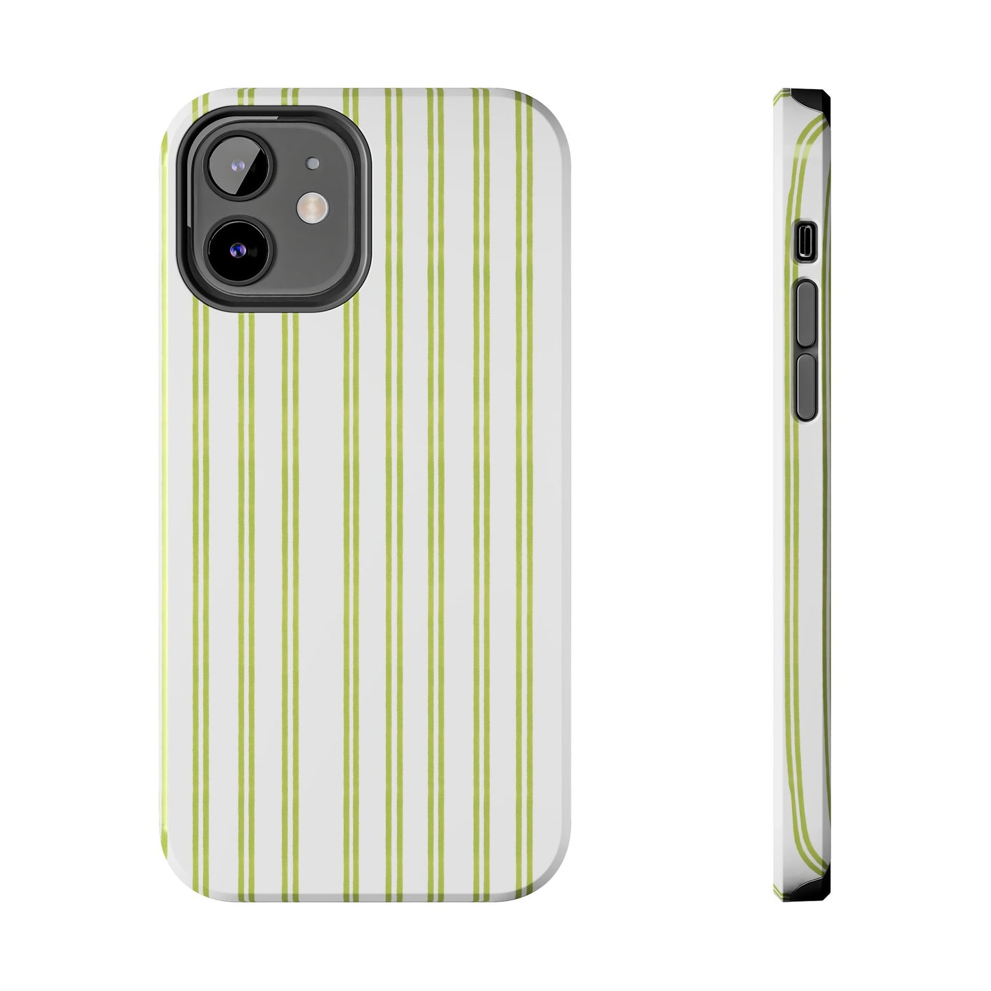 Green Double Stripe Phone Case
