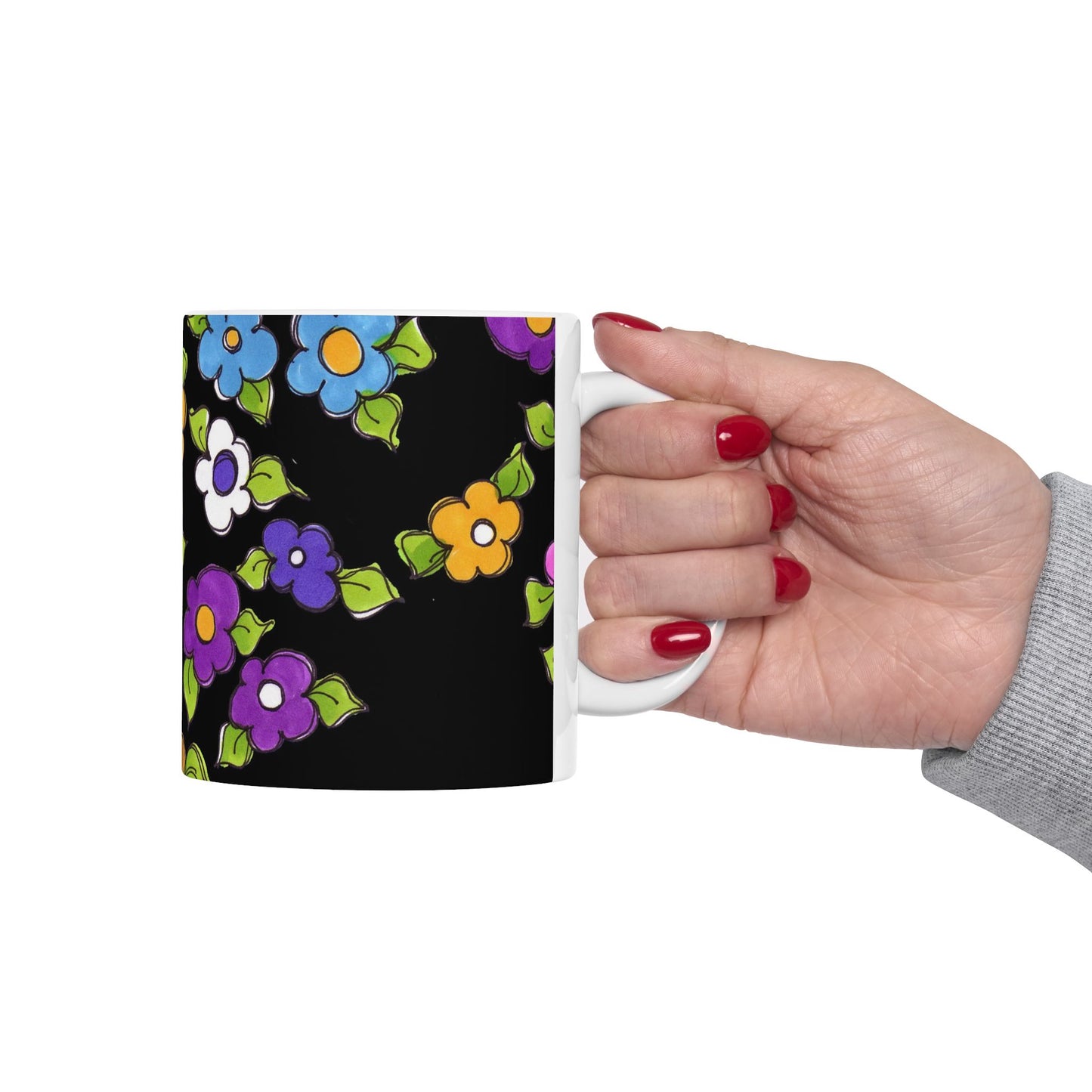 Fancy Dog Daisies Cup