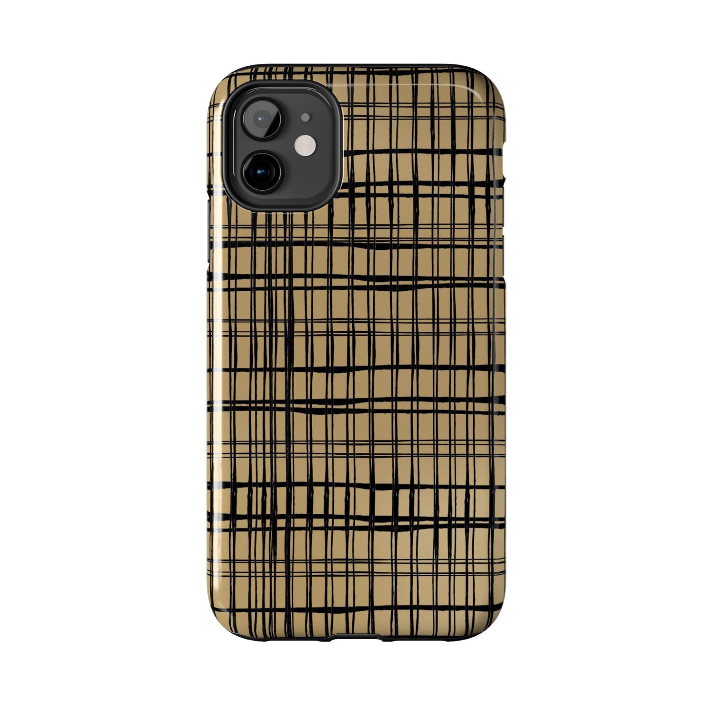 Doggie Fence Tan Phone Case