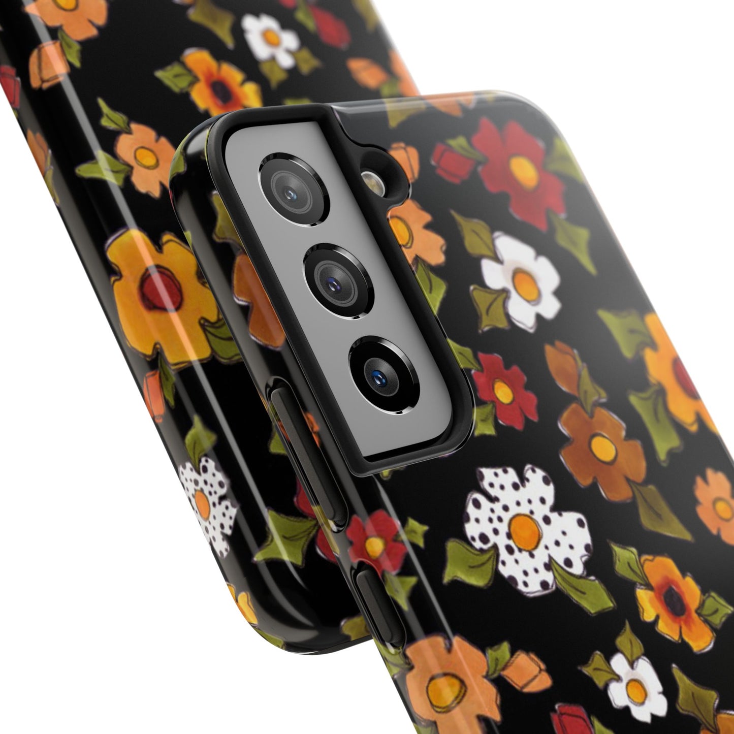Spice Posie Black Phone Case