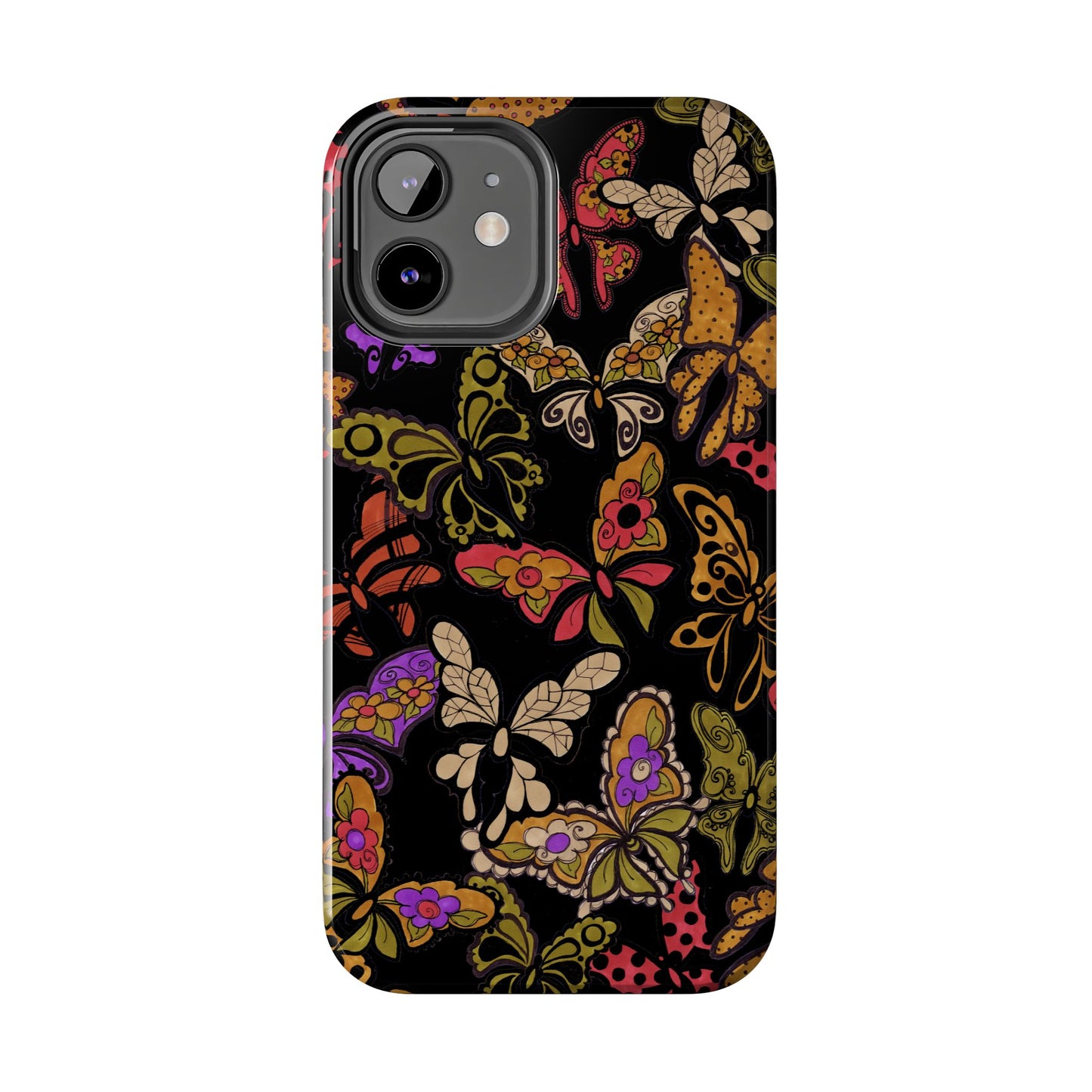 Flighty Black Phone Case