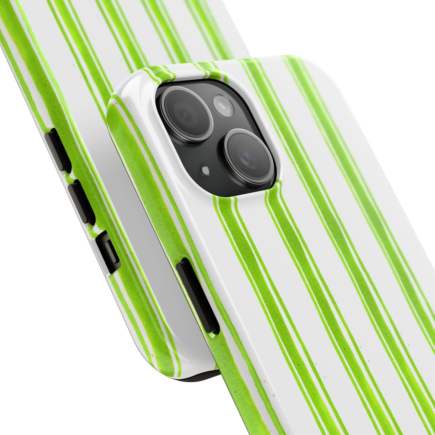 Awning Stripe Lime Phone Case