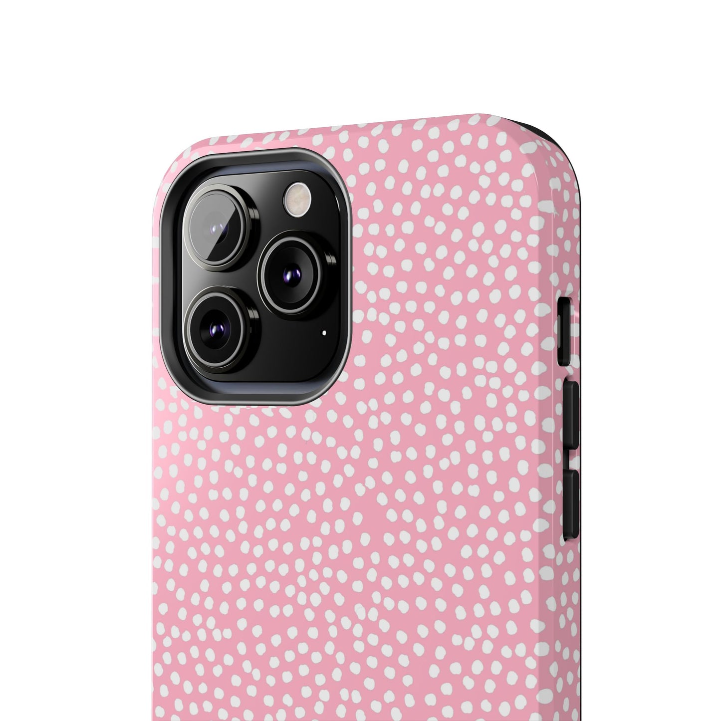 Bitty Dots Pink / White Phone Case
