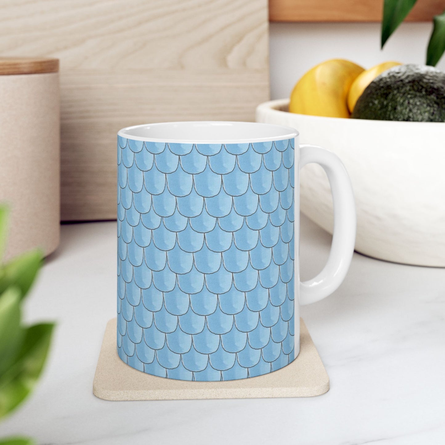 Scales Blue Cup