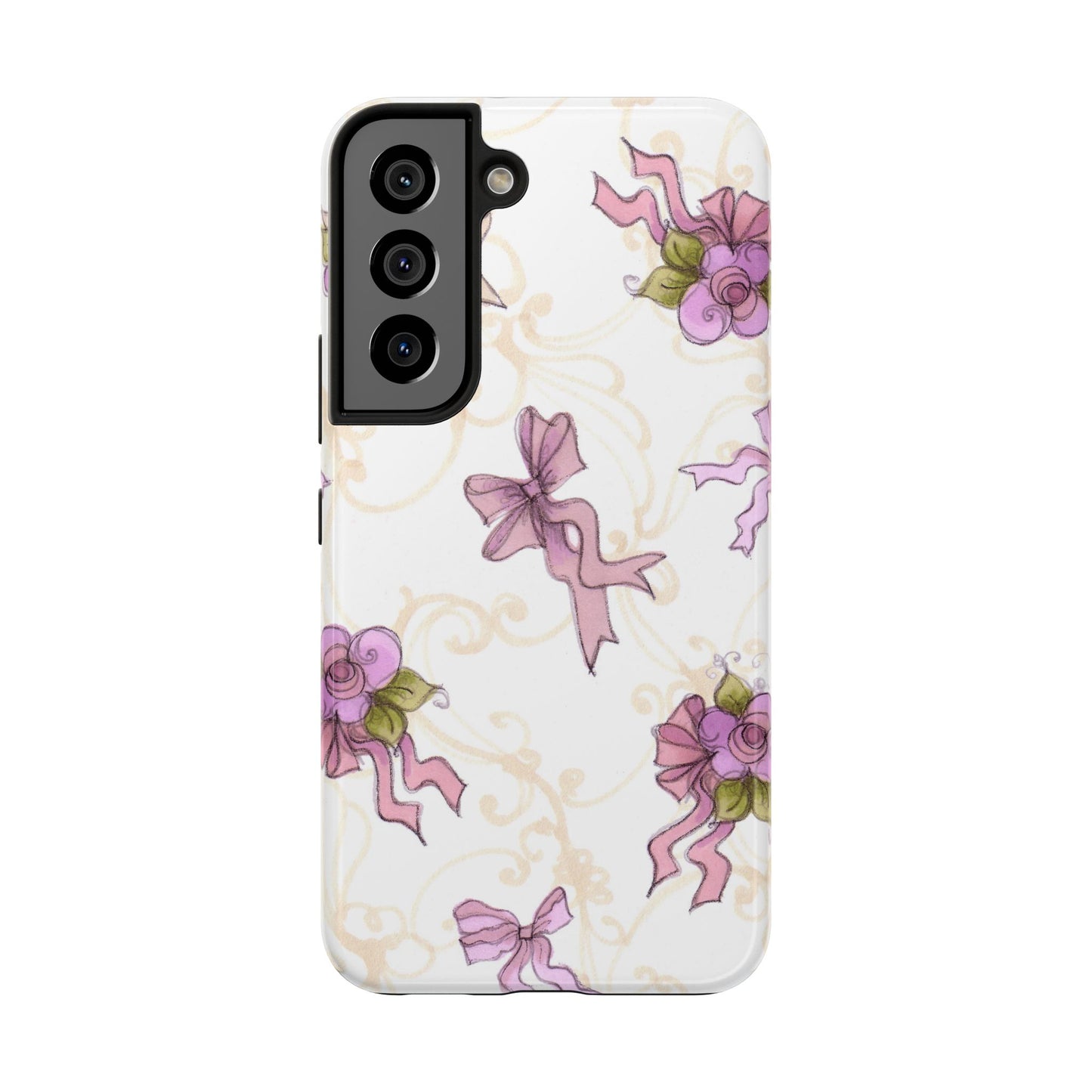 Flower Model Bow Flowers Phone Case