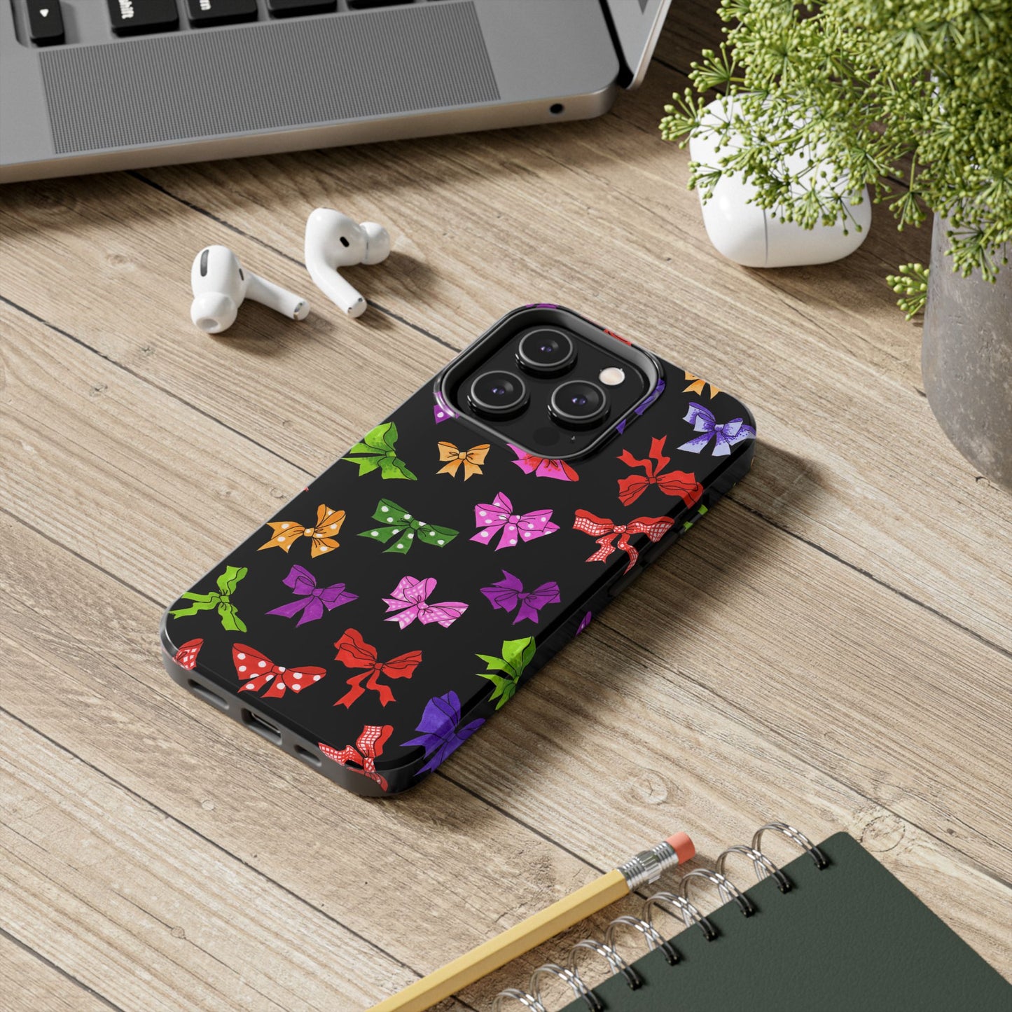 Fun Bows Black Phone Case