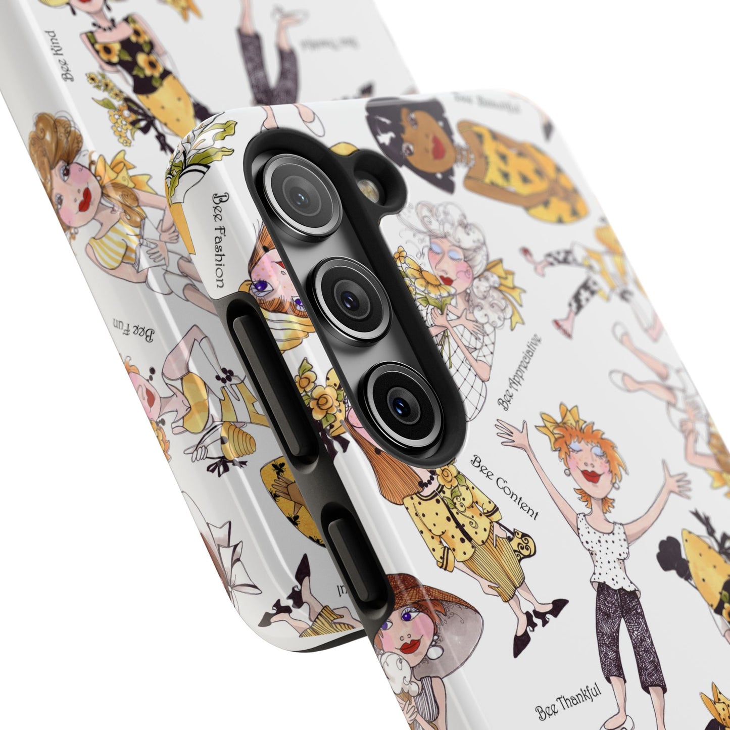 Bee Tossed White Phone Case