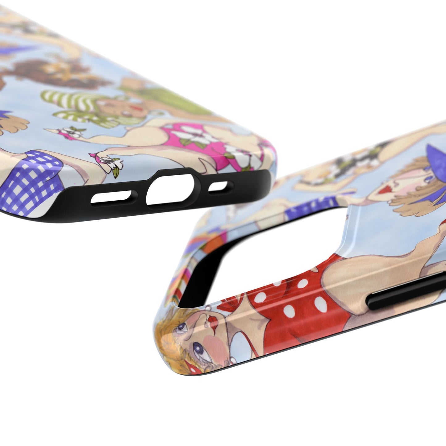 Bathing Beauties Blue Sky Phone Case
