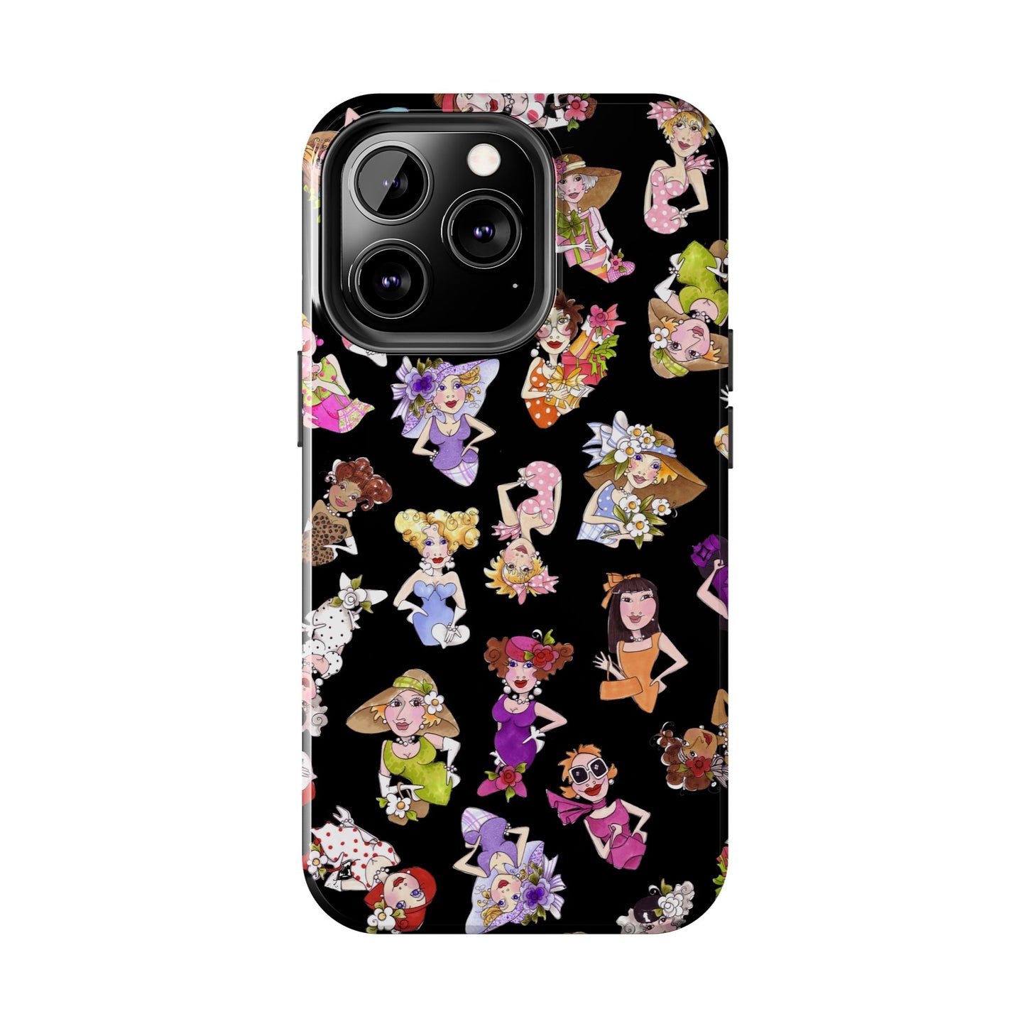 Fast Women Tossed Black Phone Case