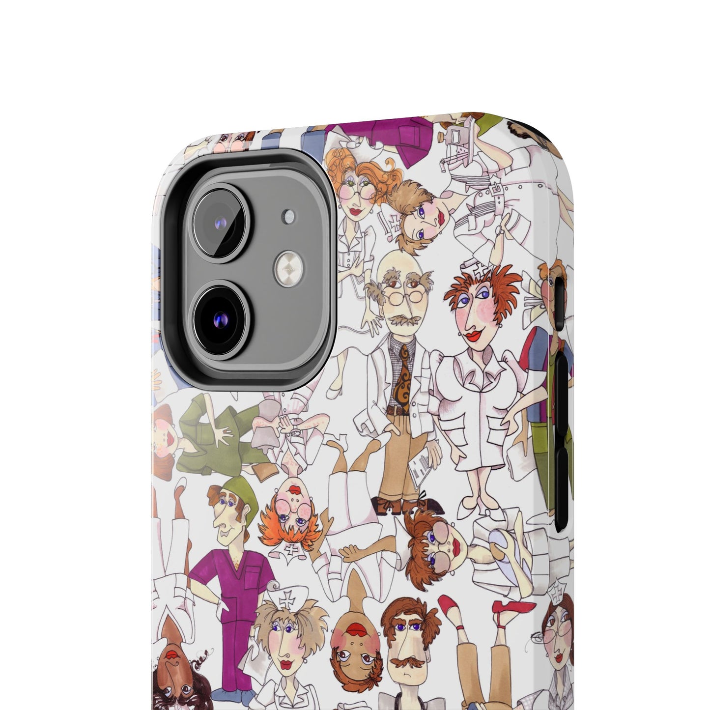 Diverse Nurse White Phone Case