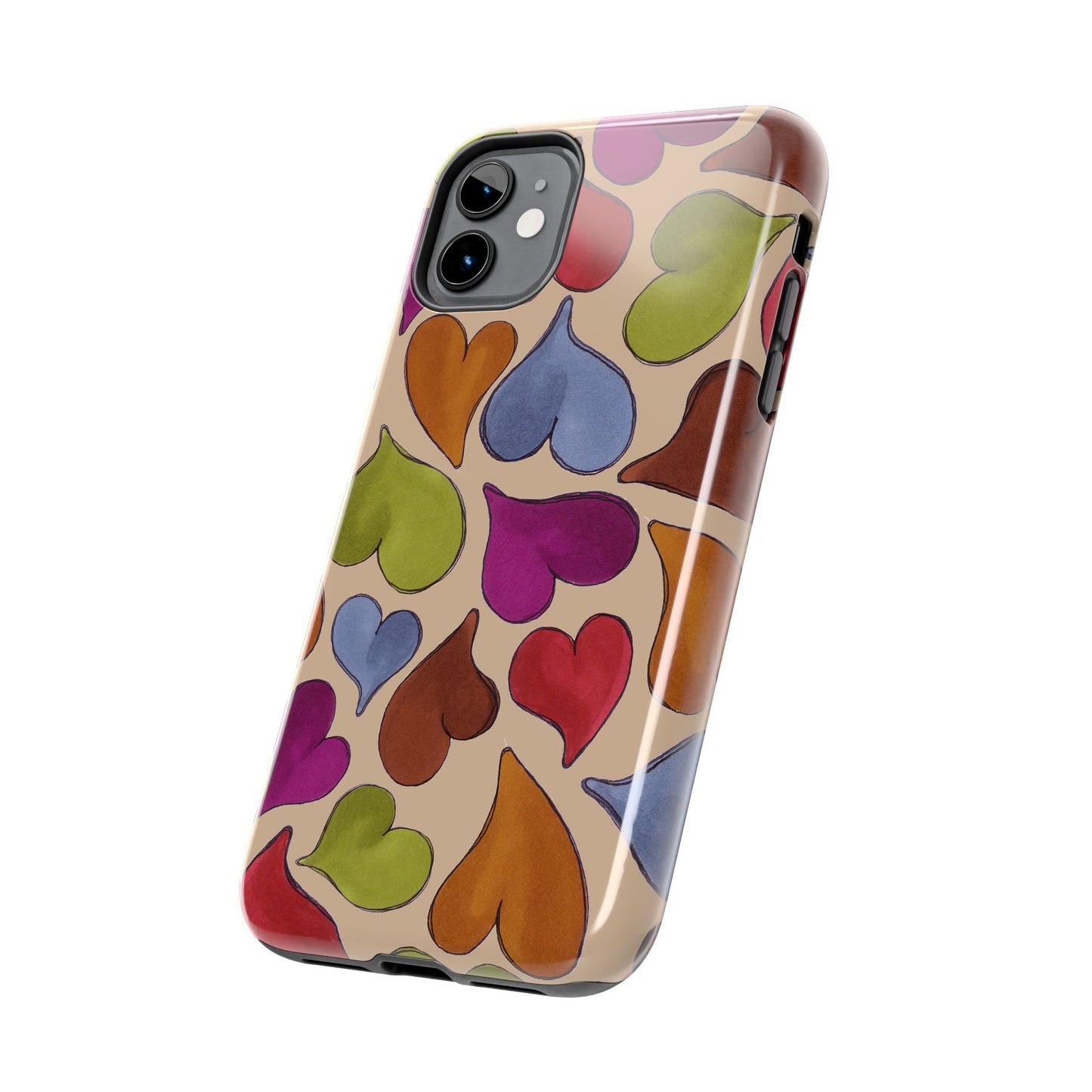 Big Hearted Khaki Phone Case