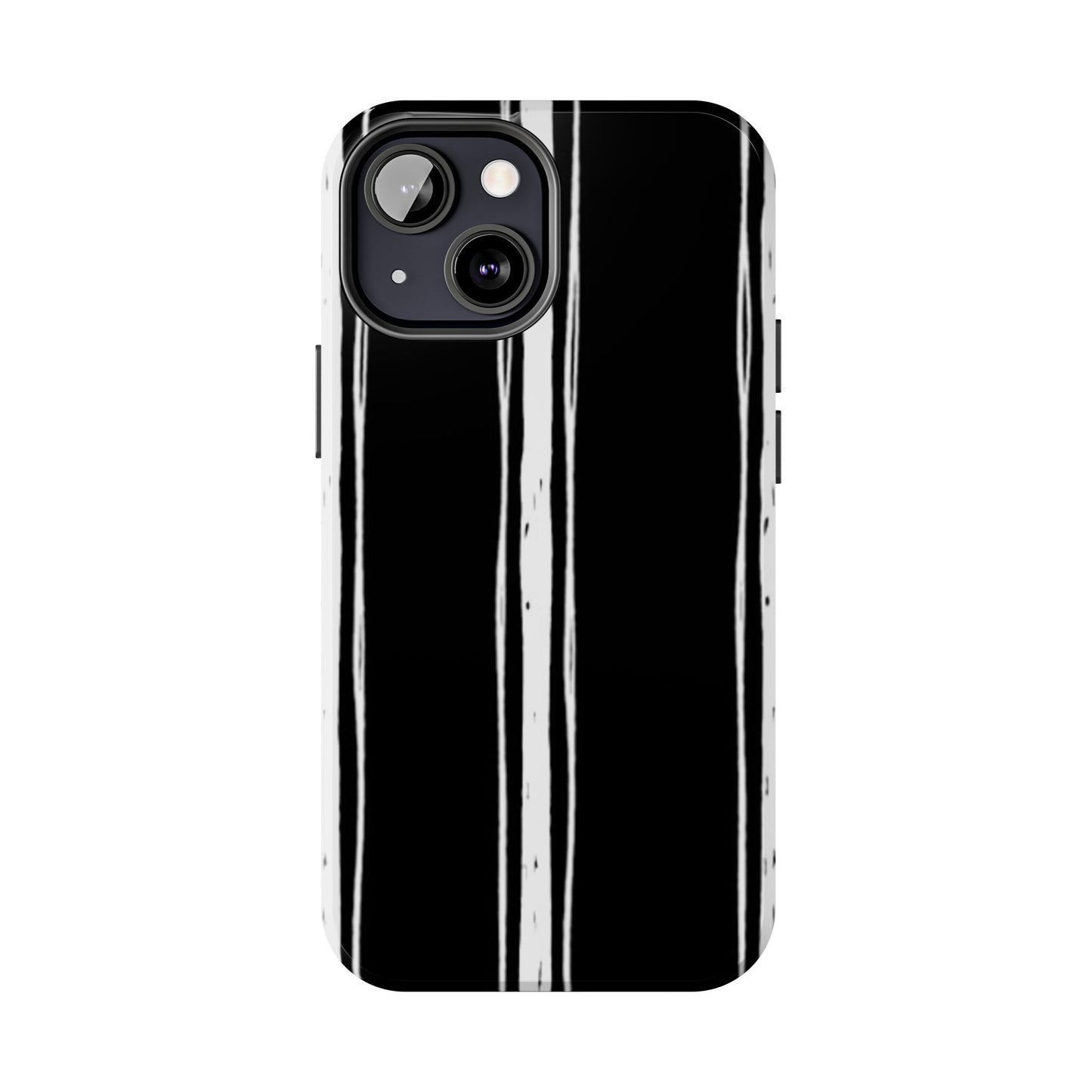 Black / White Stripe Phone Case