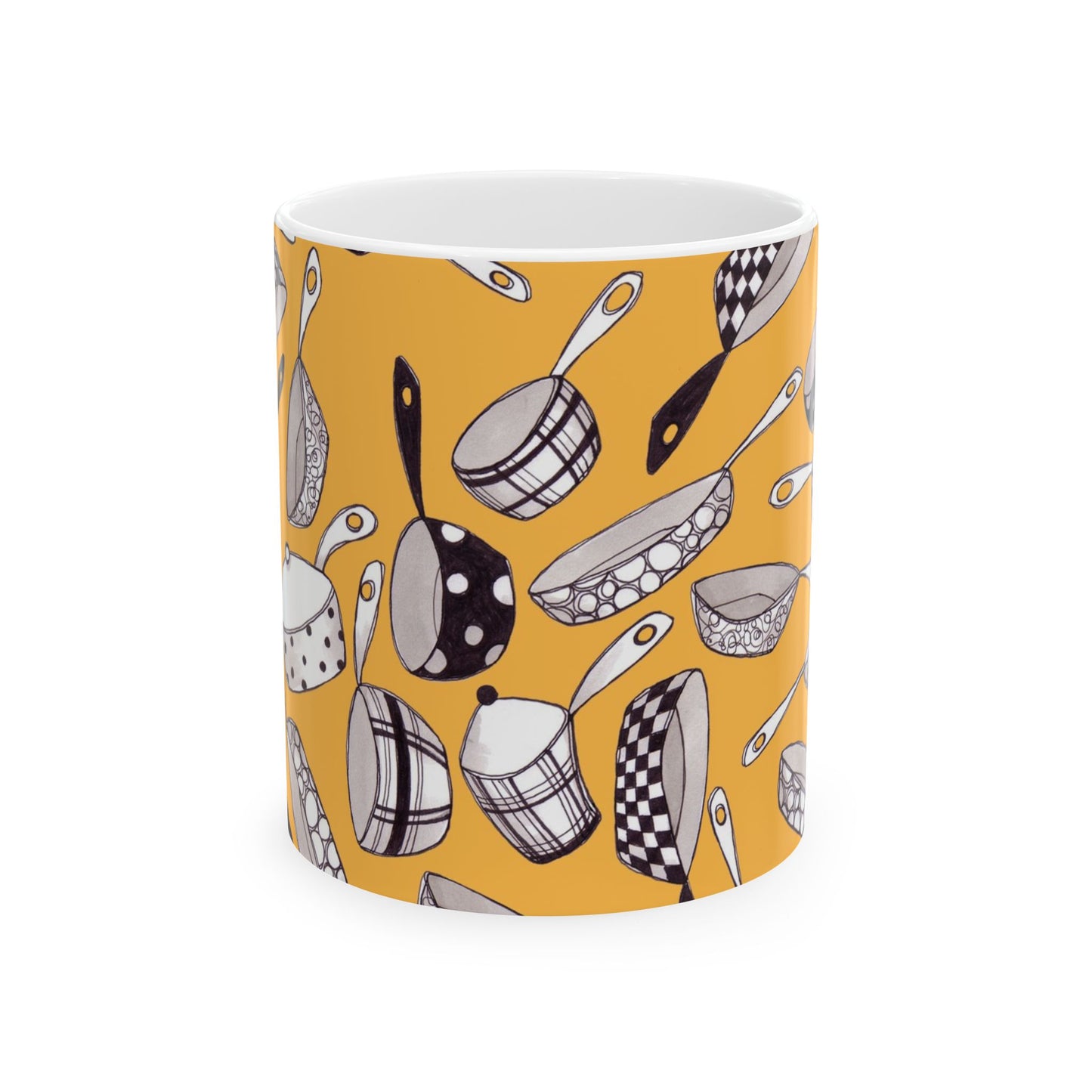 Pots & Pans Flyin' Yellow Cup