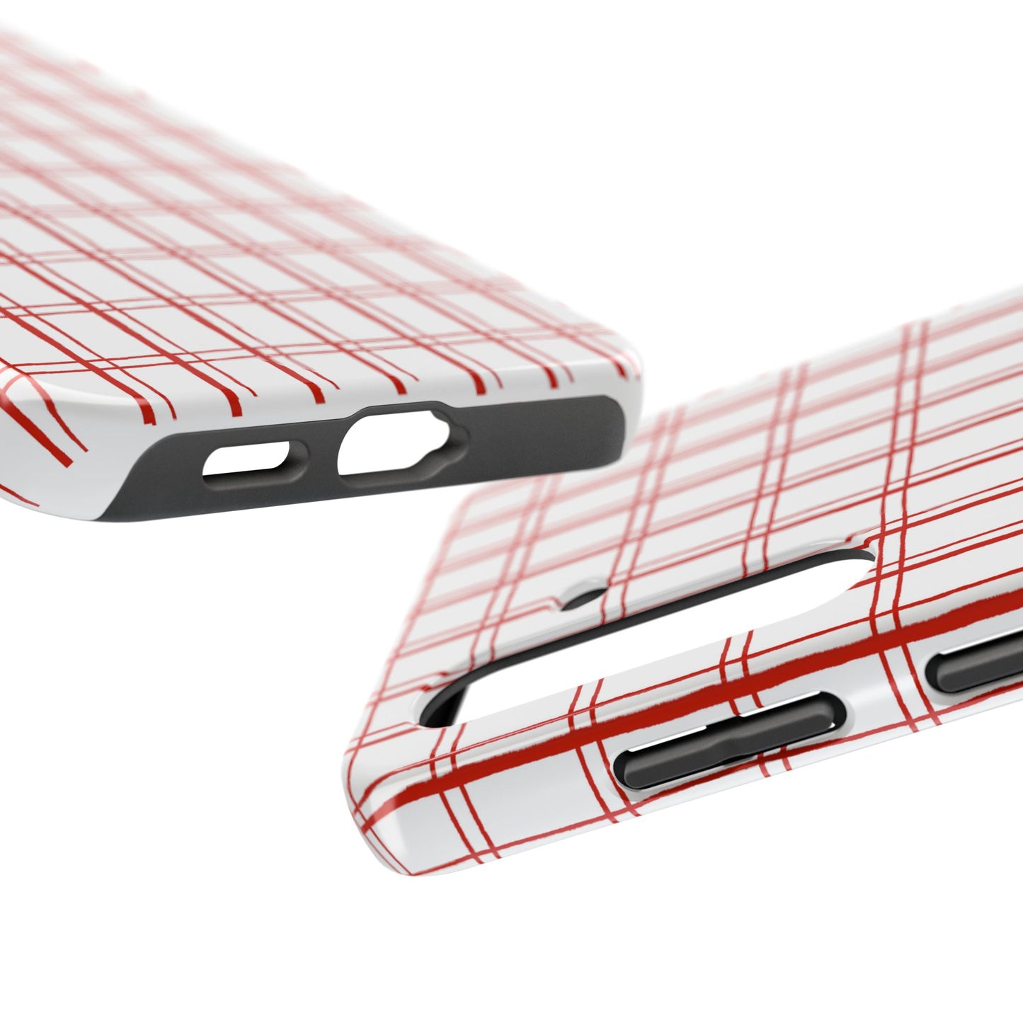 Kitchen Plaid White / Red Phone Case