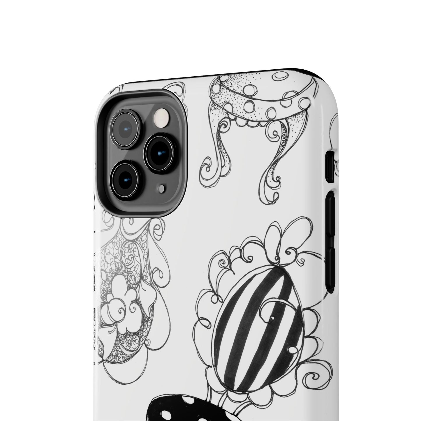 Bistro Chairs White Phone Case
