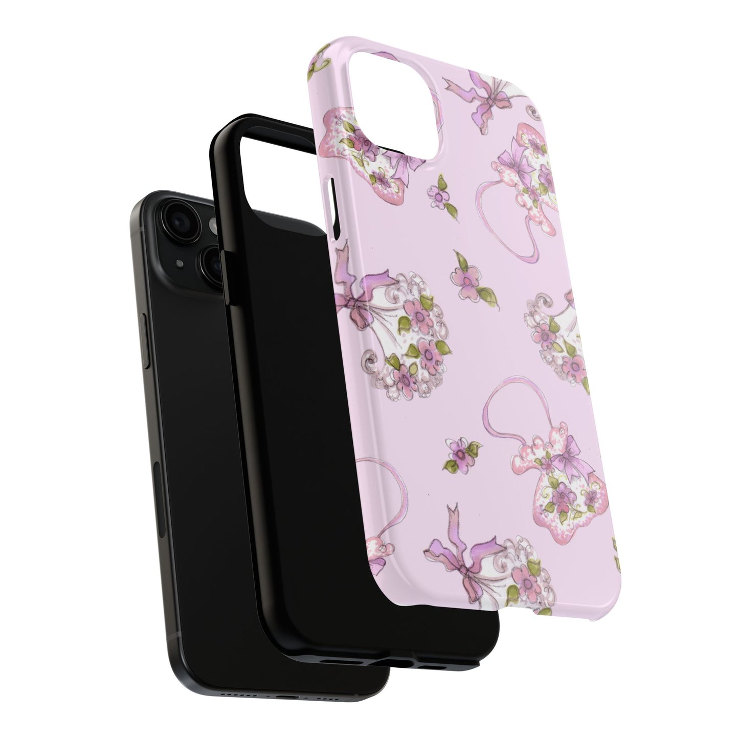 Flower Model Hand Bag Phone Case