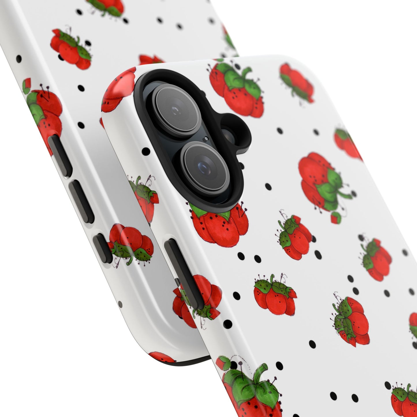 Pin Dots White Phone Case