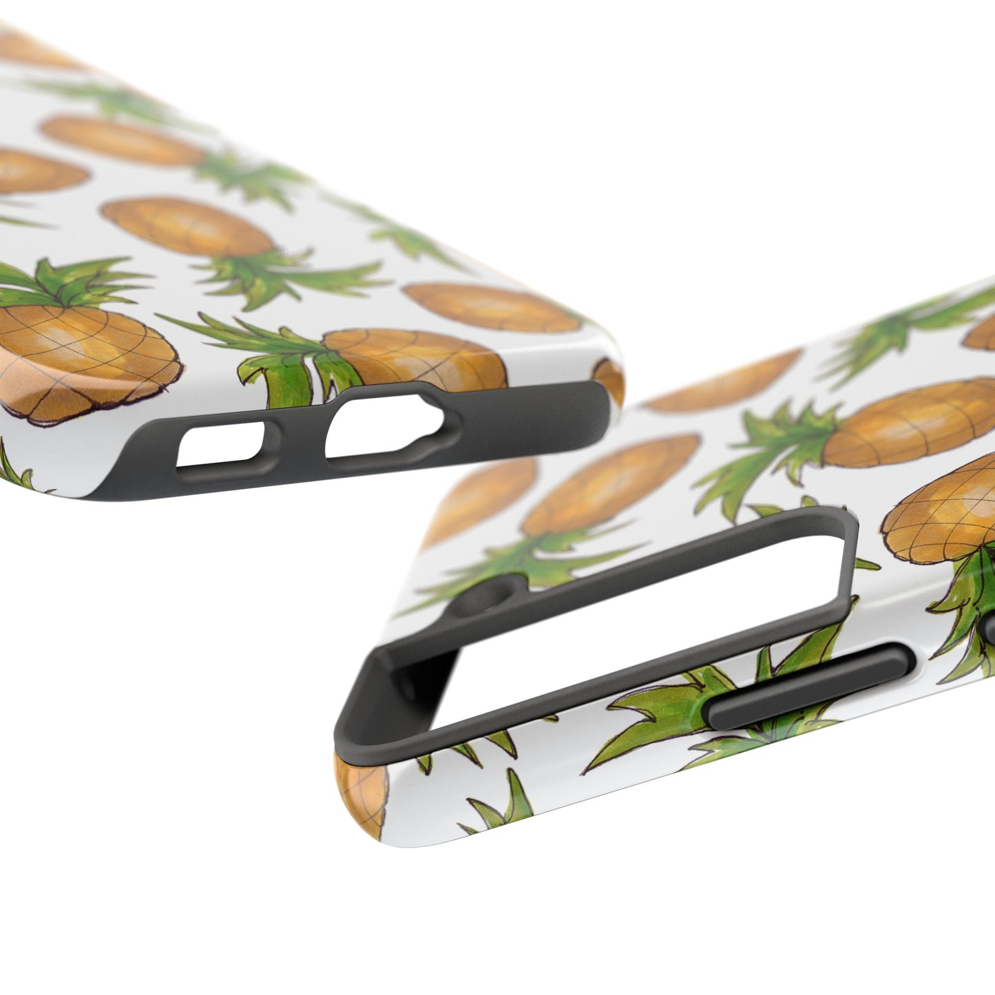 Pineapple Toss White Phone Case