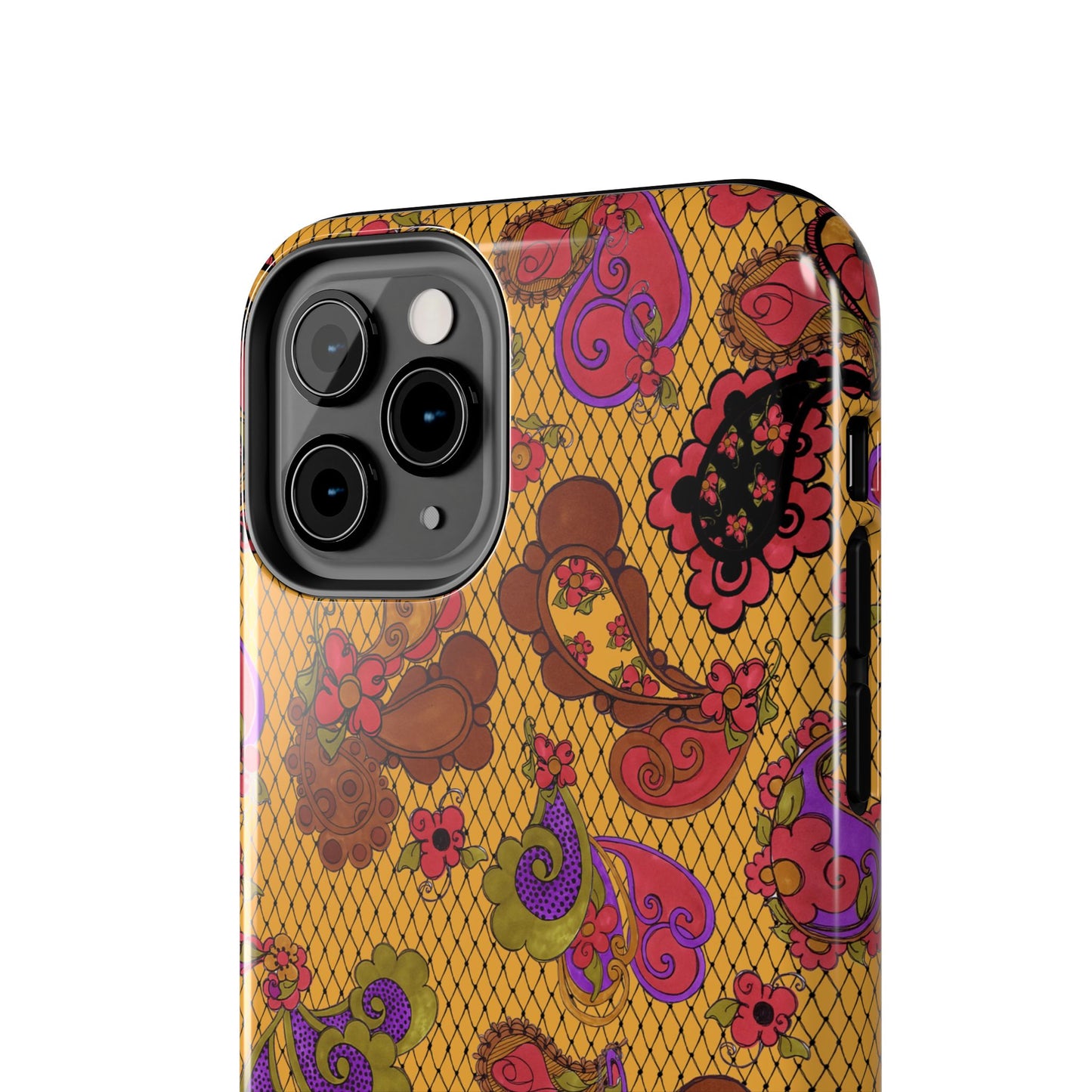 Posie Paisley Gold Phone Case