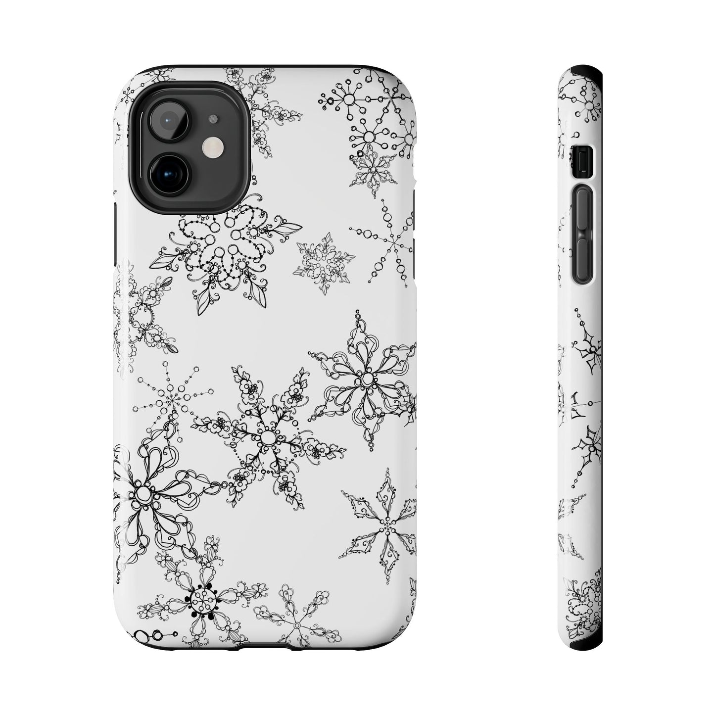 Random Flakes White Phone Case