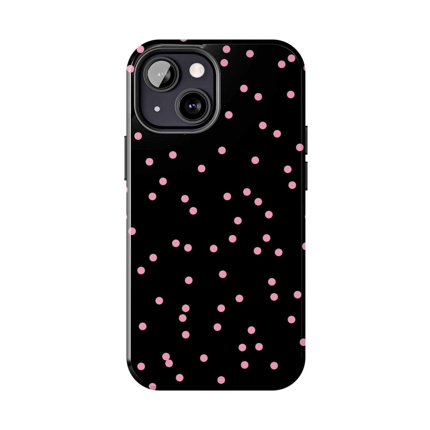 Space Dots Black / Pink Phone Case