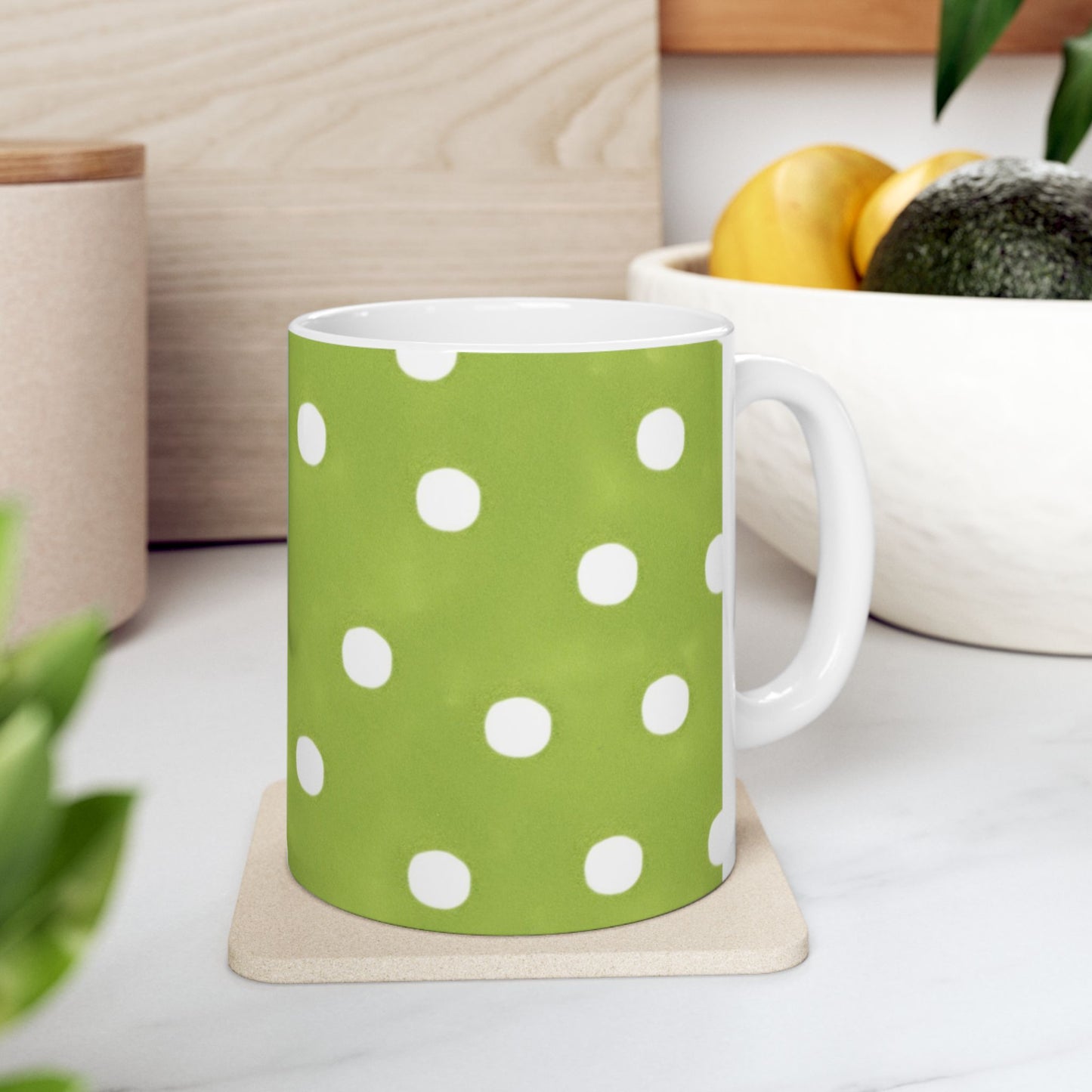 Big Dots Lime Cup