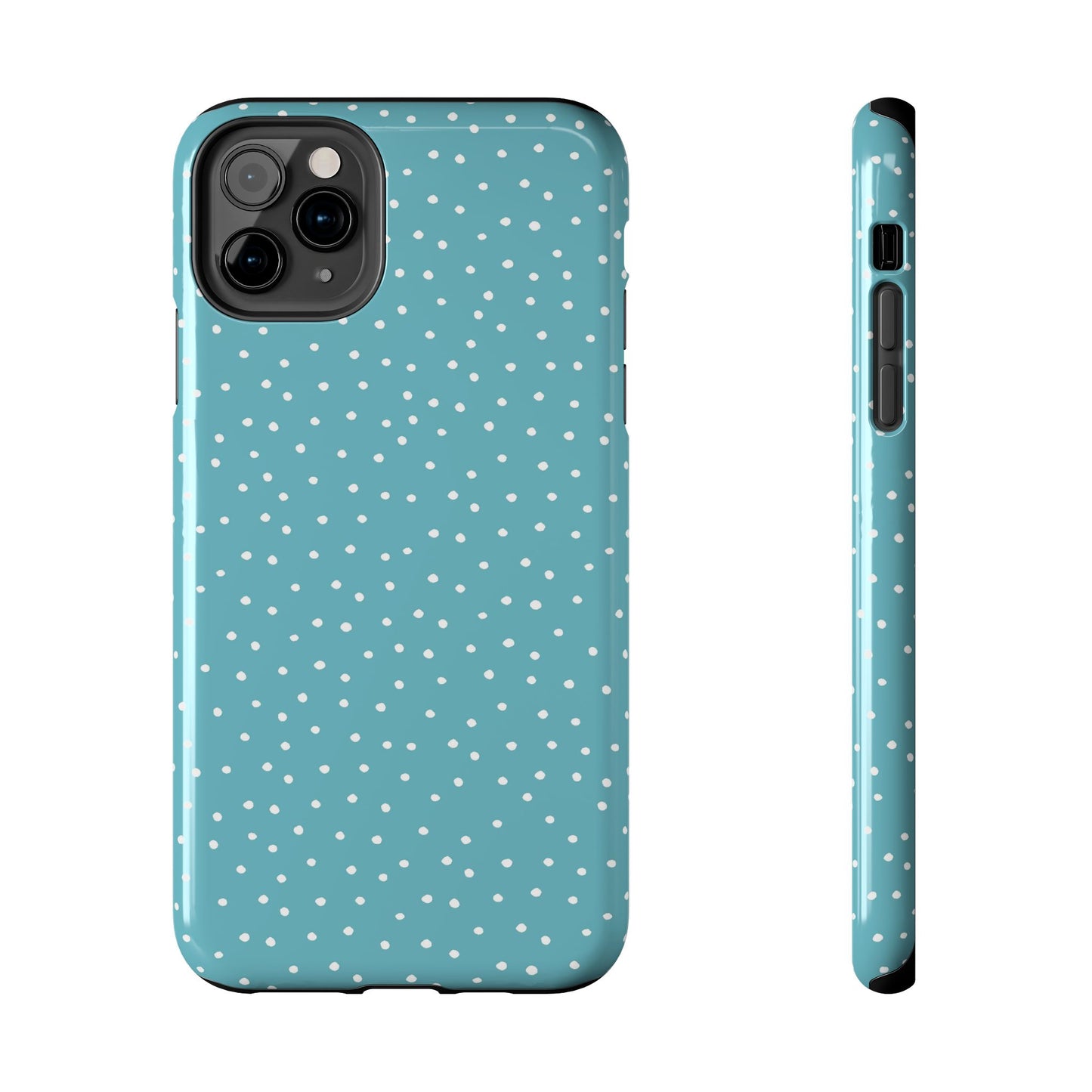 Dinky Dots Turquoise / White Phone Case