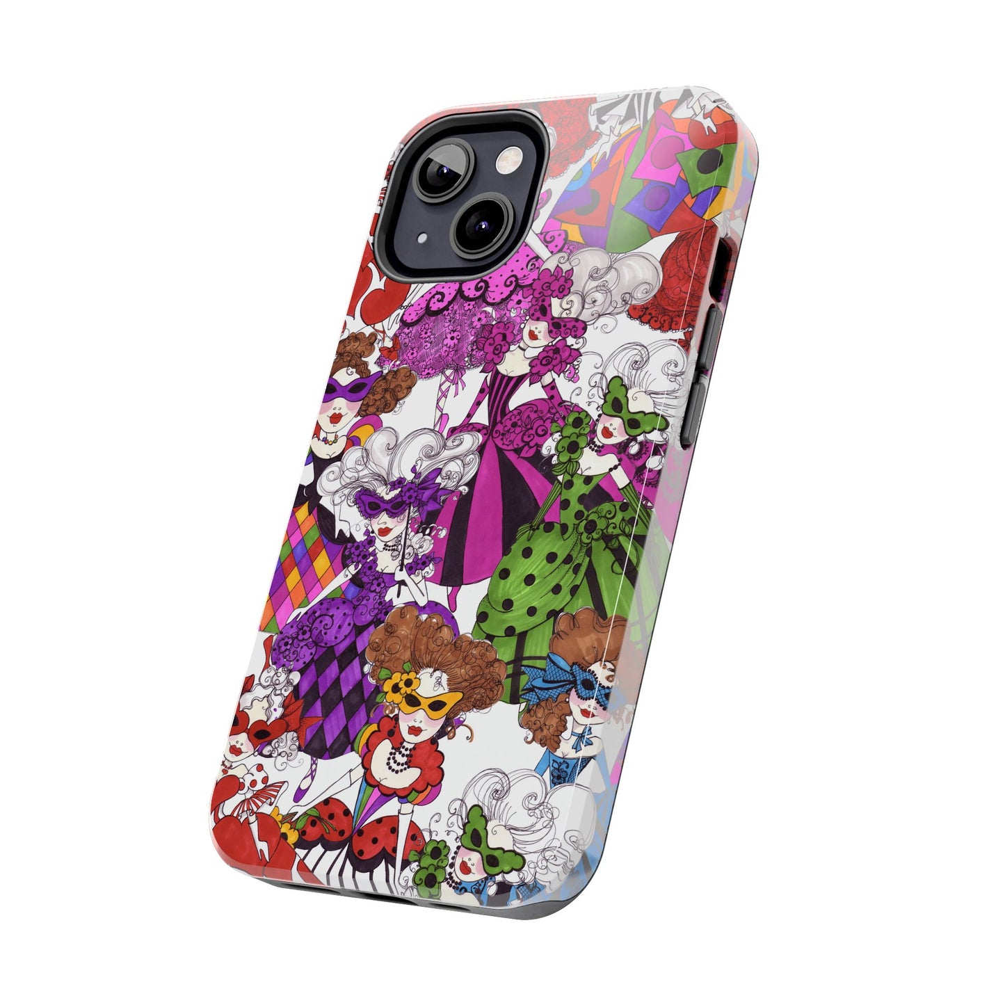 Crowded Dance Floor White Phone Case