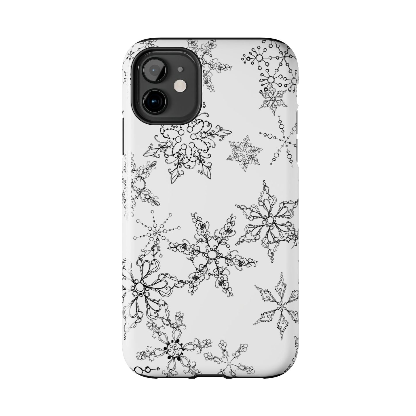 Random Flakes White Phone Case