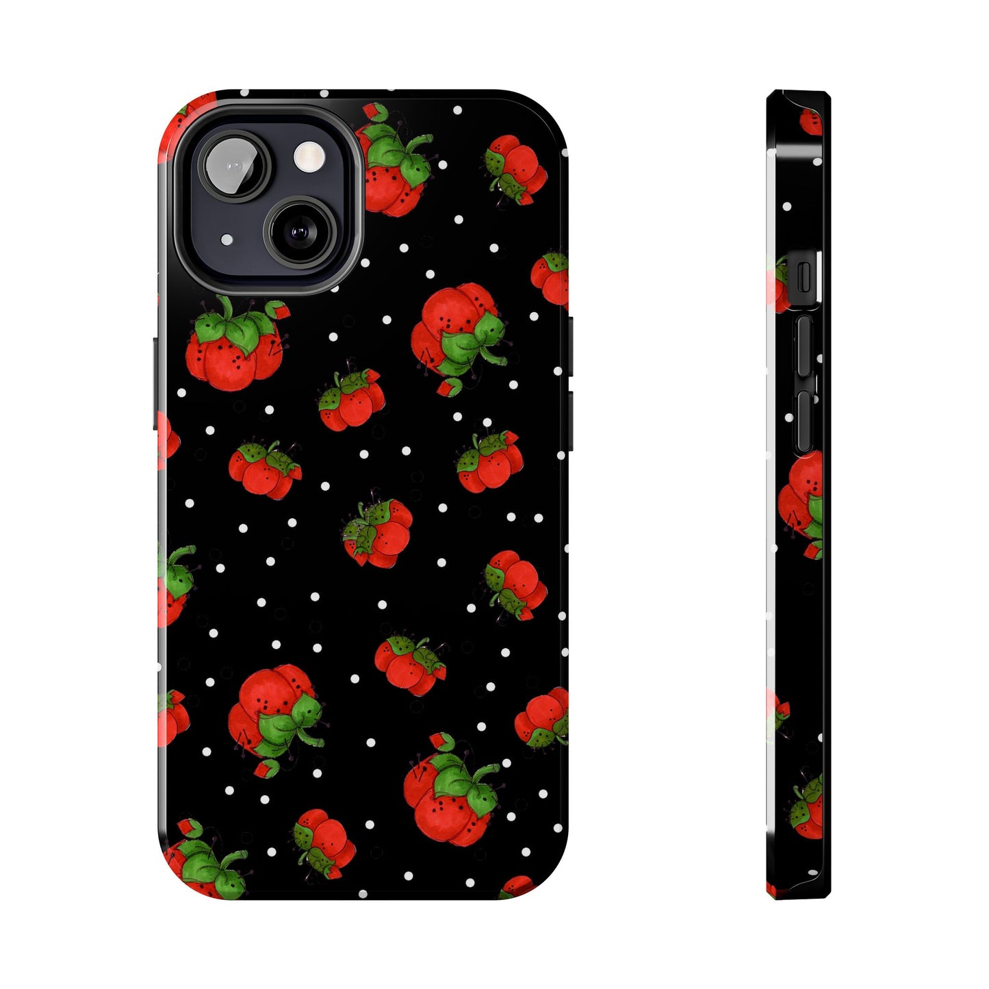 Pin Dots Black Phone Case