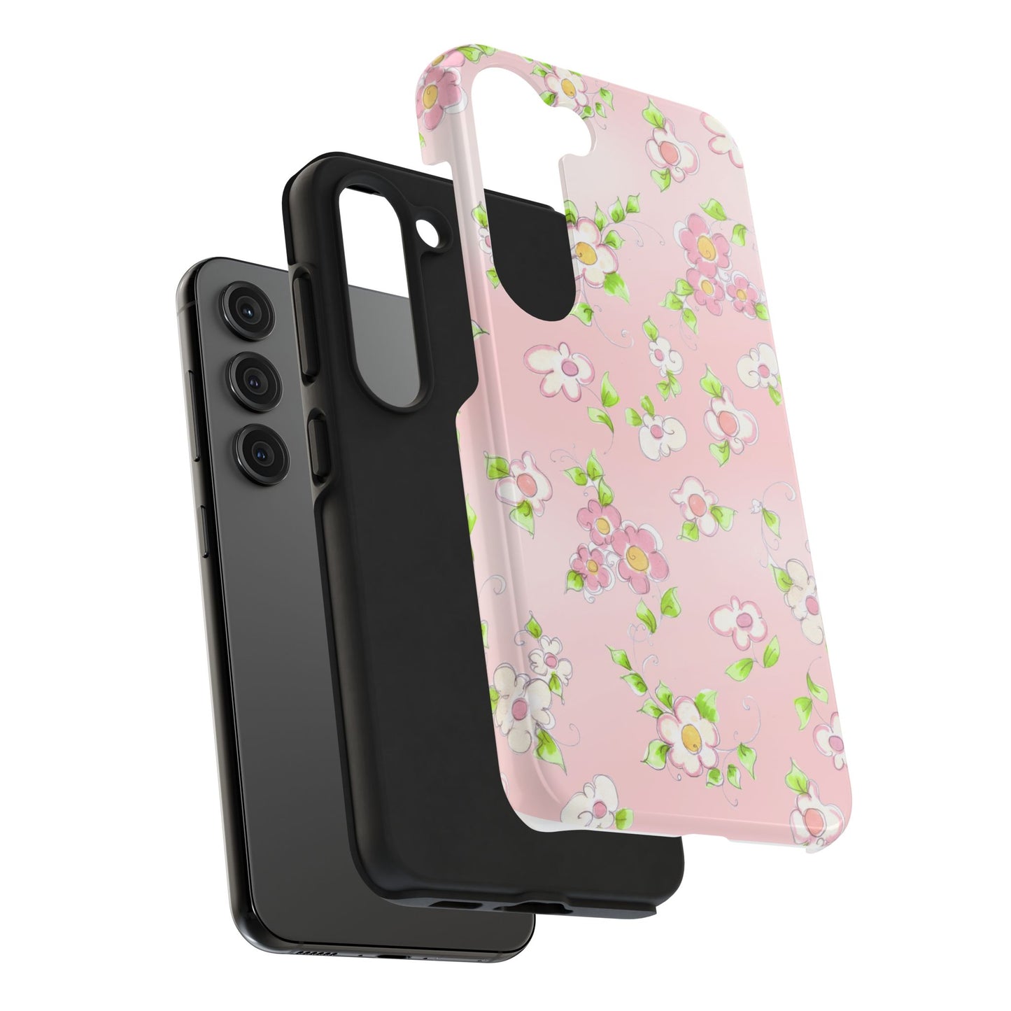 Precious Posies Pink Phone Case